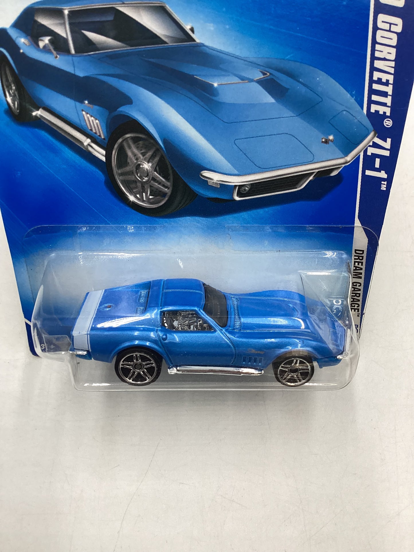 2009 Hot Wheels #148 69 Corvette ZL-1 Blue 5F