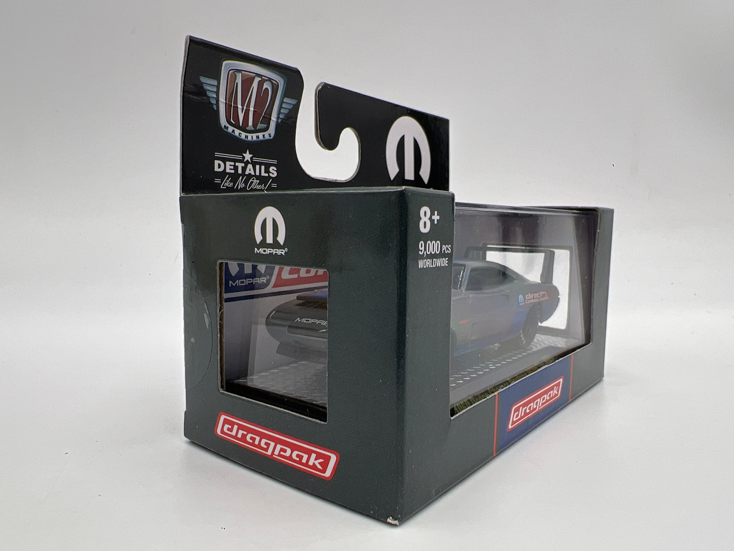 M2 Machines Ground Pounders 1969 Dodge Charger Daytona Hemi Gray R23