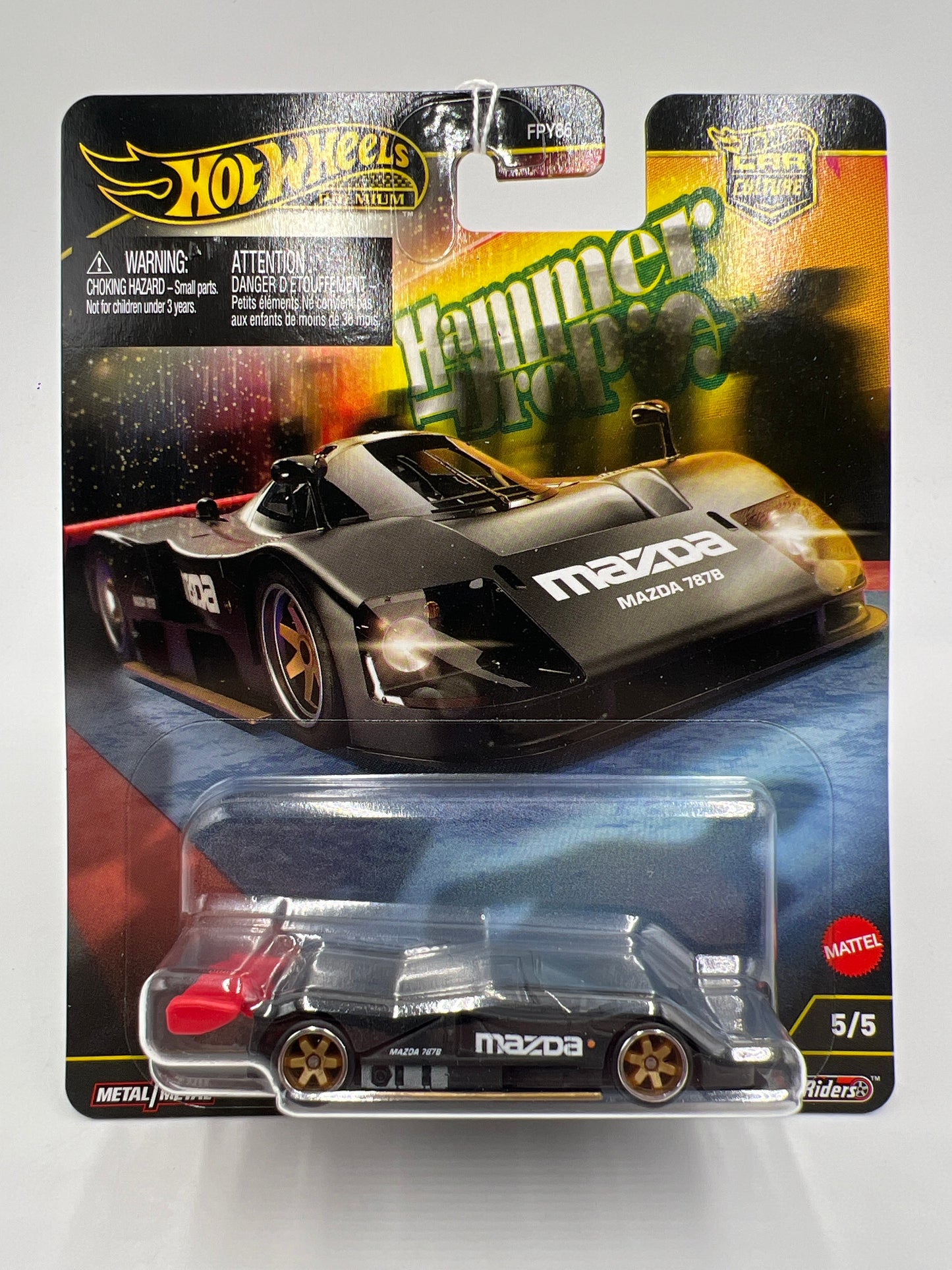 Hot Wheels Premium Car Culture Hammer Drops #5 Mazda 787B Black 254F