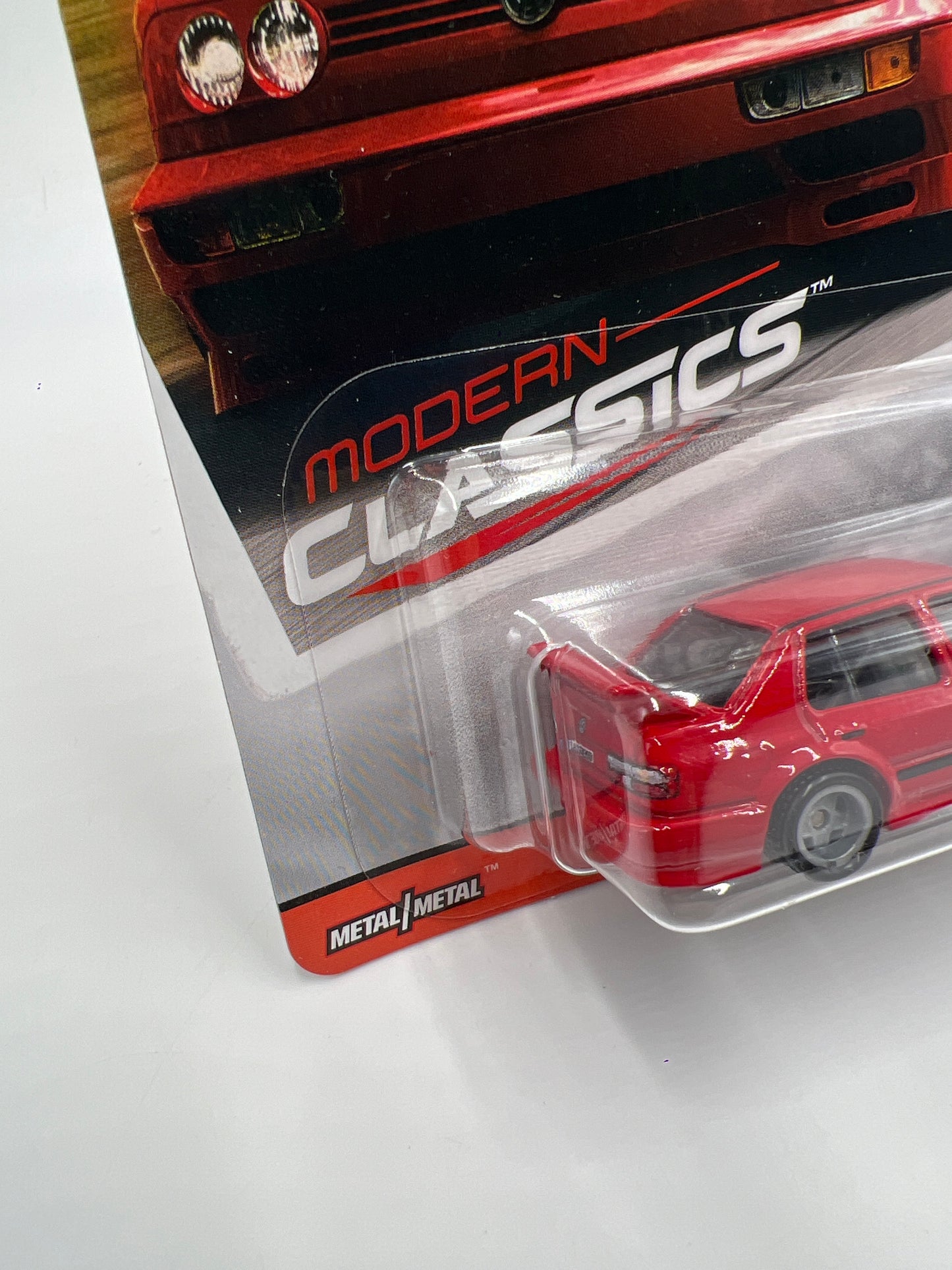 Hot Wheels Premium Modern Classics #4 Volkswagen Jetta MK3 Red W/Protector