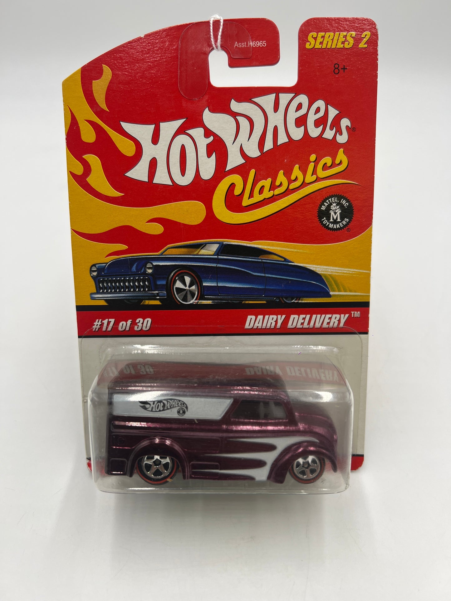 Hot Wheels Classics Series 2 #17 Dairy Delivery Purple *Soft Corner*