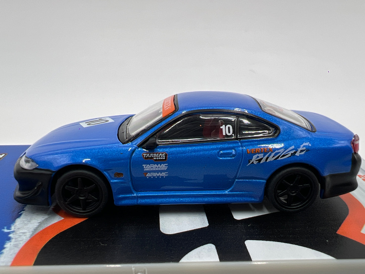 Tarmac Works 10th Anniversary VERTEX Nissan Silvia S15 Blue/Black