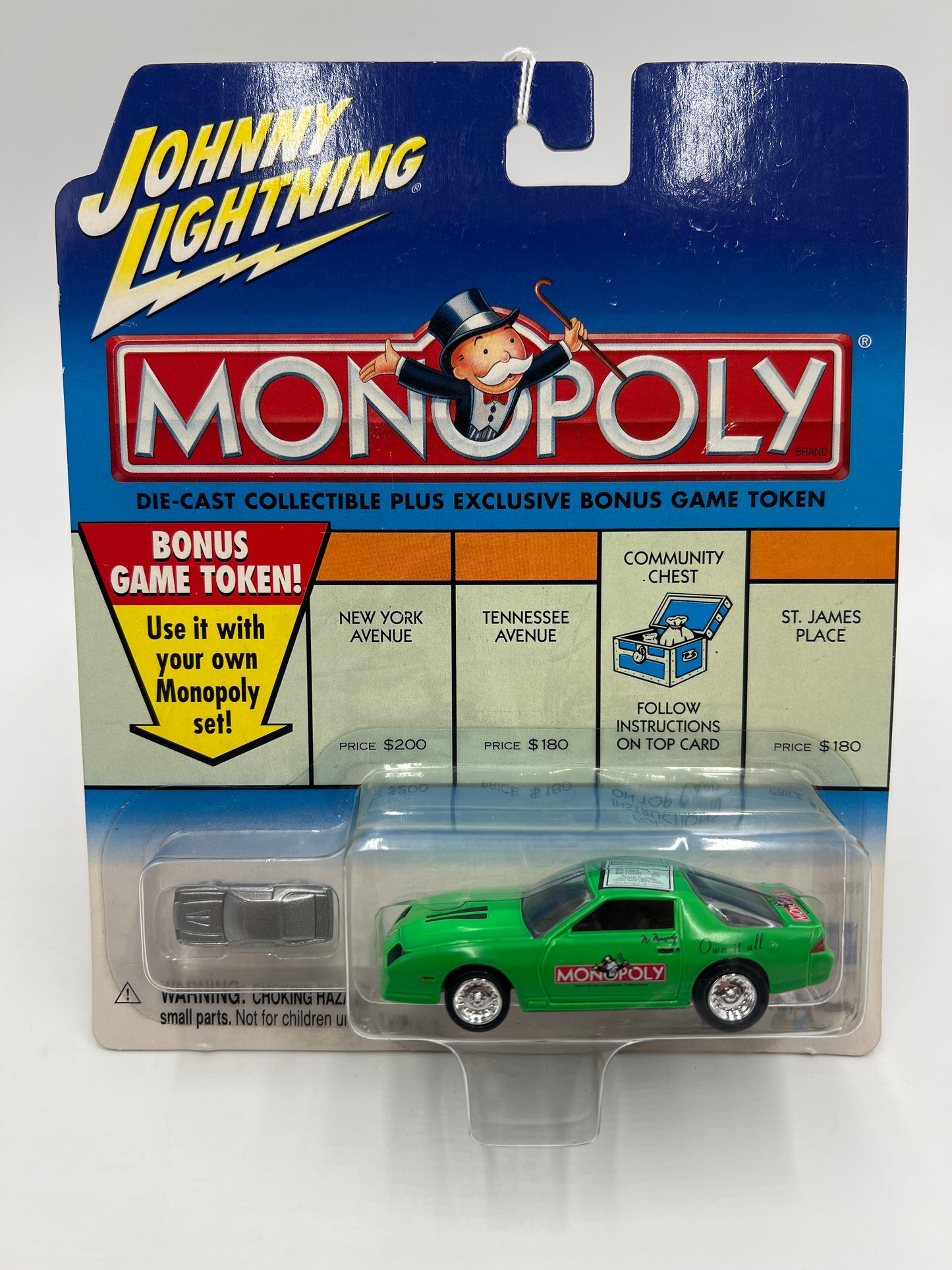 Johnny Lightning Monopoly 1982 Chevrolet Camaro Green 188E