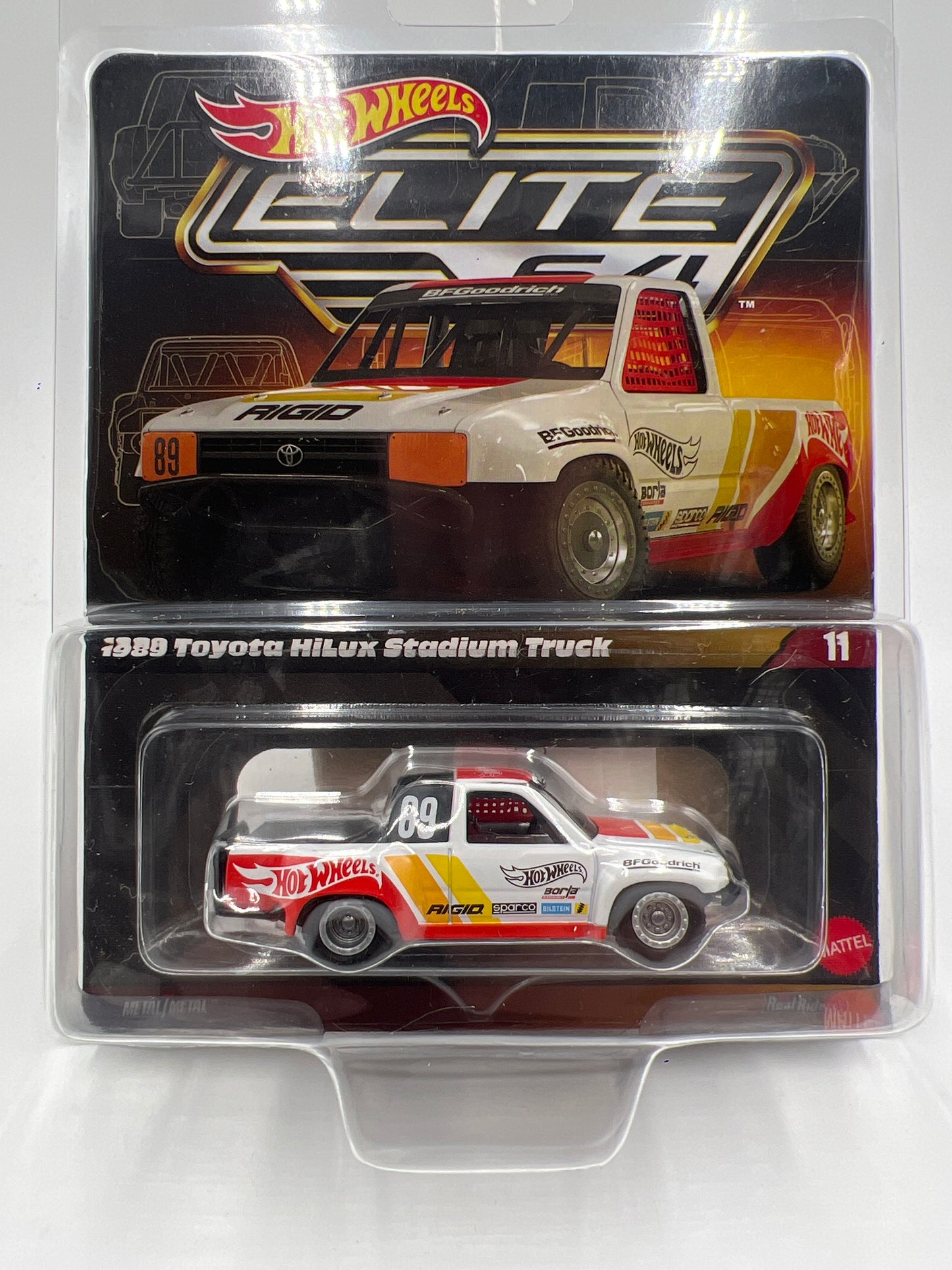 2025 Hot Wheels RLC Elite 64 #11 1989 Toyota HiLux Stadium Truck W/Protector