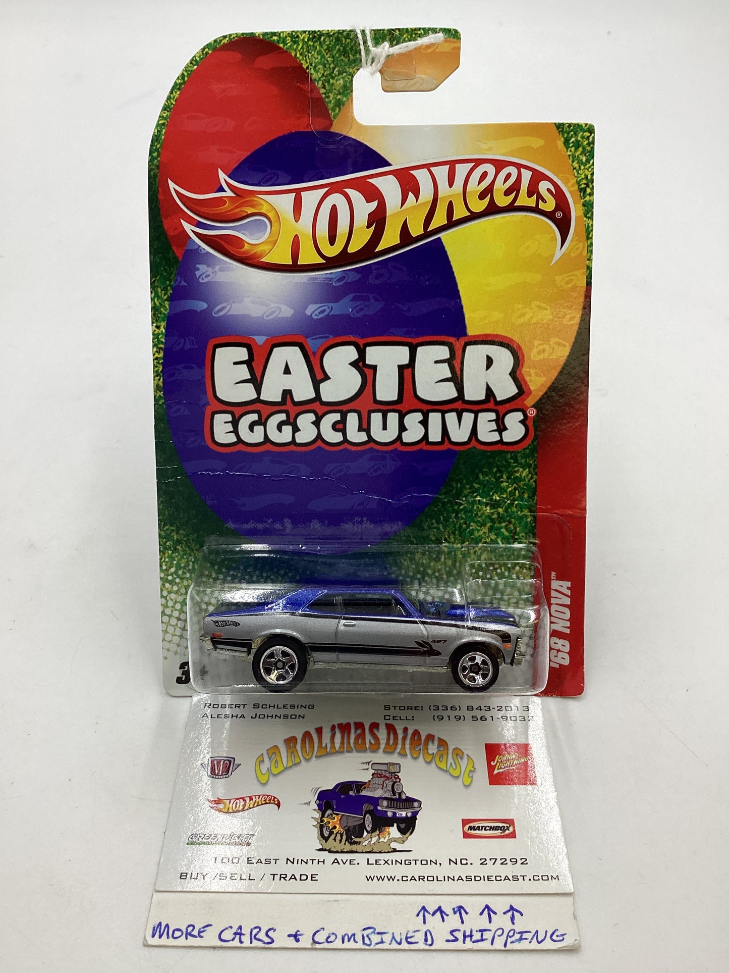 2010 Hot Wheels Easter Eggclusive 68 Nova 157H