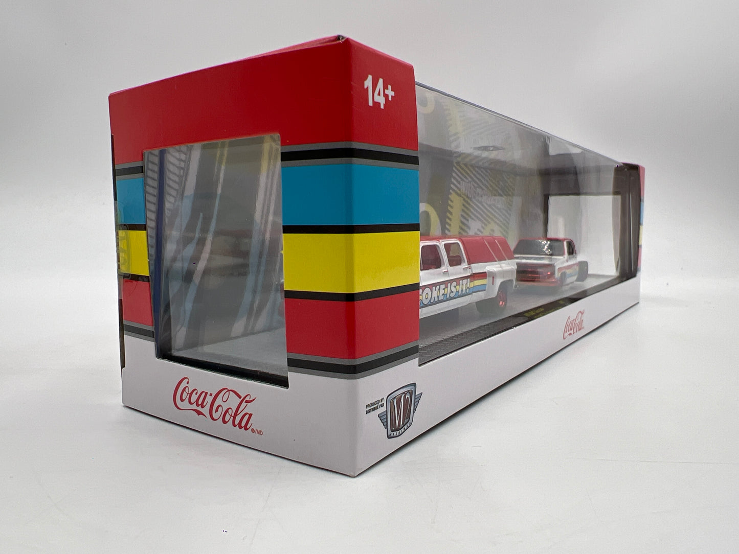 2025 M2 Machines Auto Haulers CHASE Coca Cola 1973 GMC Sierra 3500 & 1976 GMC Sierra Grande TW37