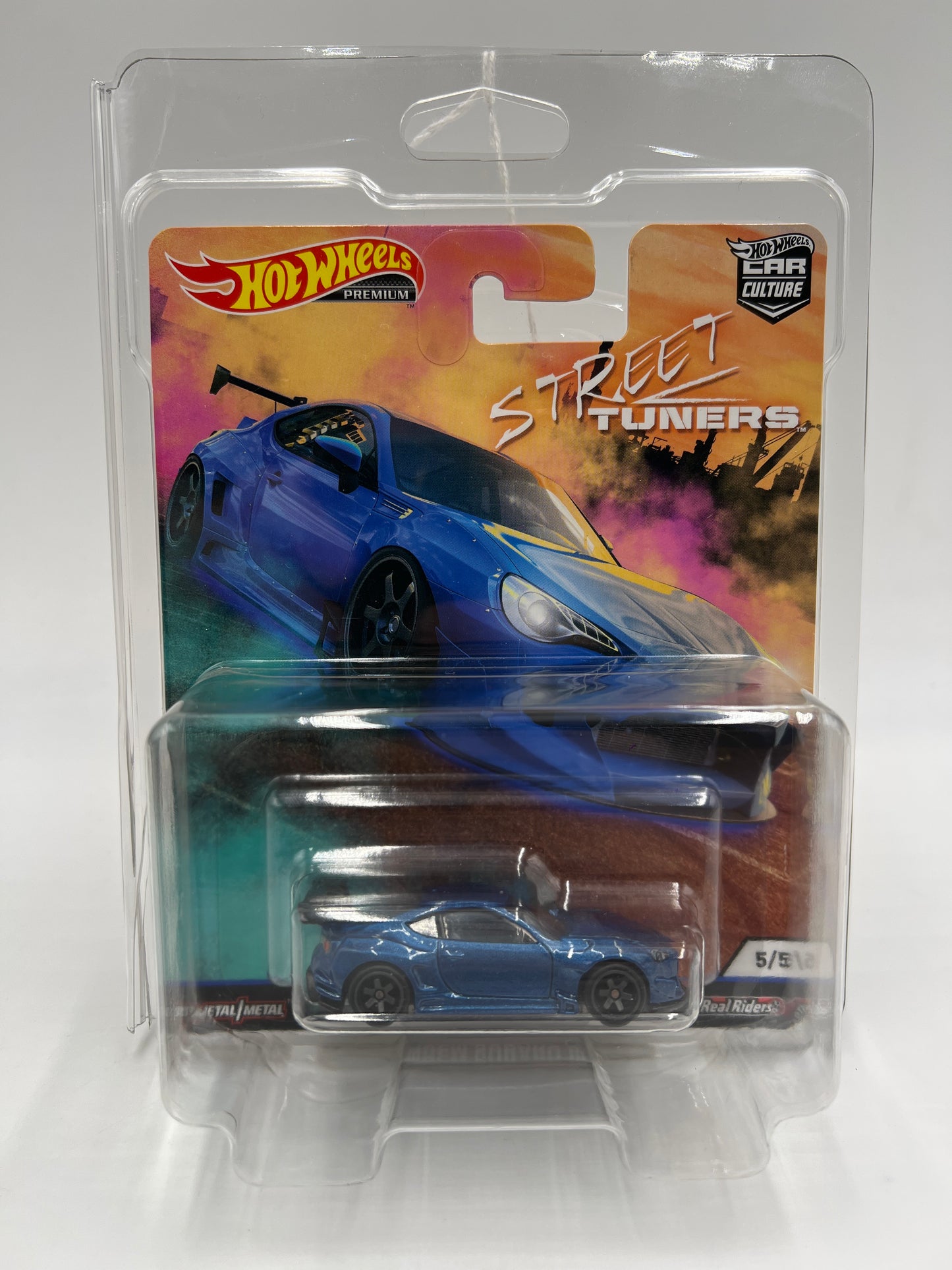 Hot Wheels Premium Street Tuners #5 Pandem Subaru BRZ Blue W/Protector