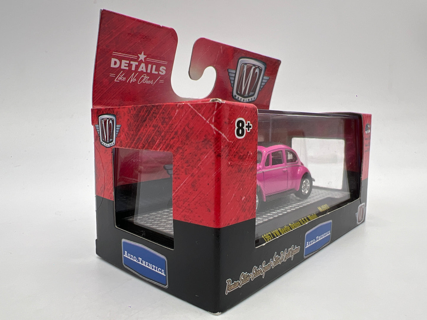 M2 Machines MiJo Exclusives 1/1600 1967 VW Beetle Deluxe USA Model Pink MJS03