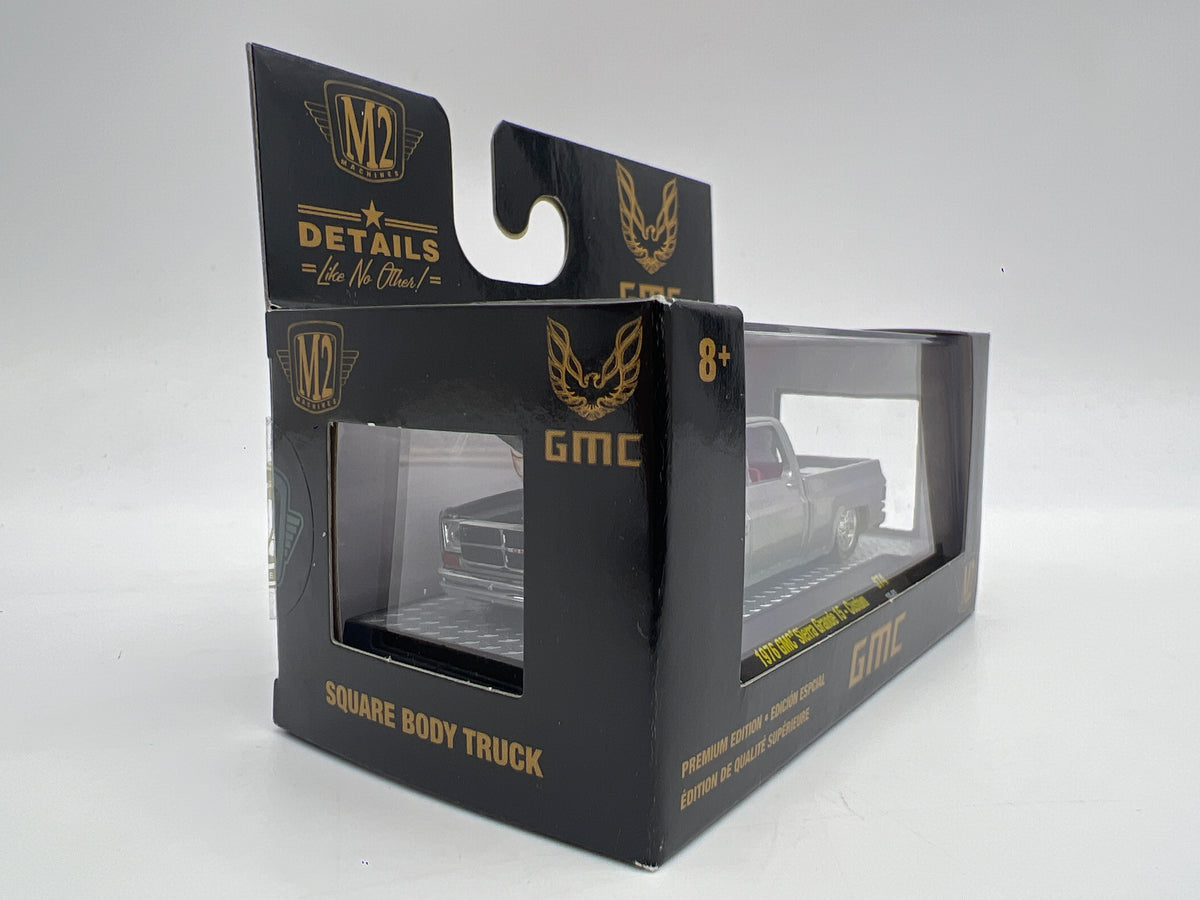 M2 Machines S74 1/3600 1976 GMC Sierra Grande 15 Custom Silver