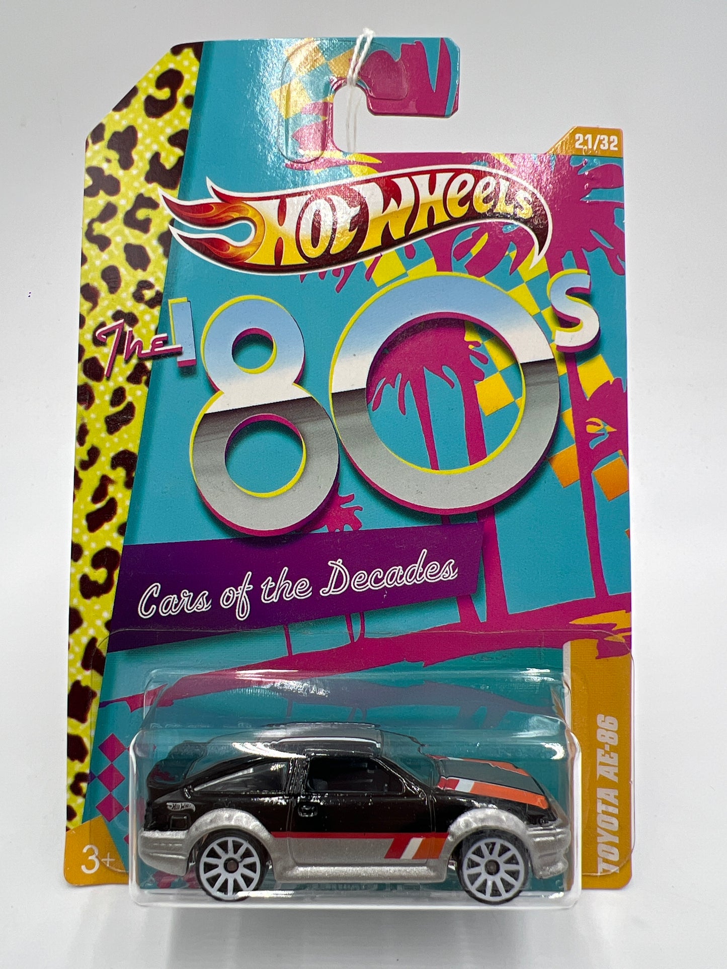 Hot Wheels Cars of the Decades The 80s #21 Toyota AE-86 Black/Silver