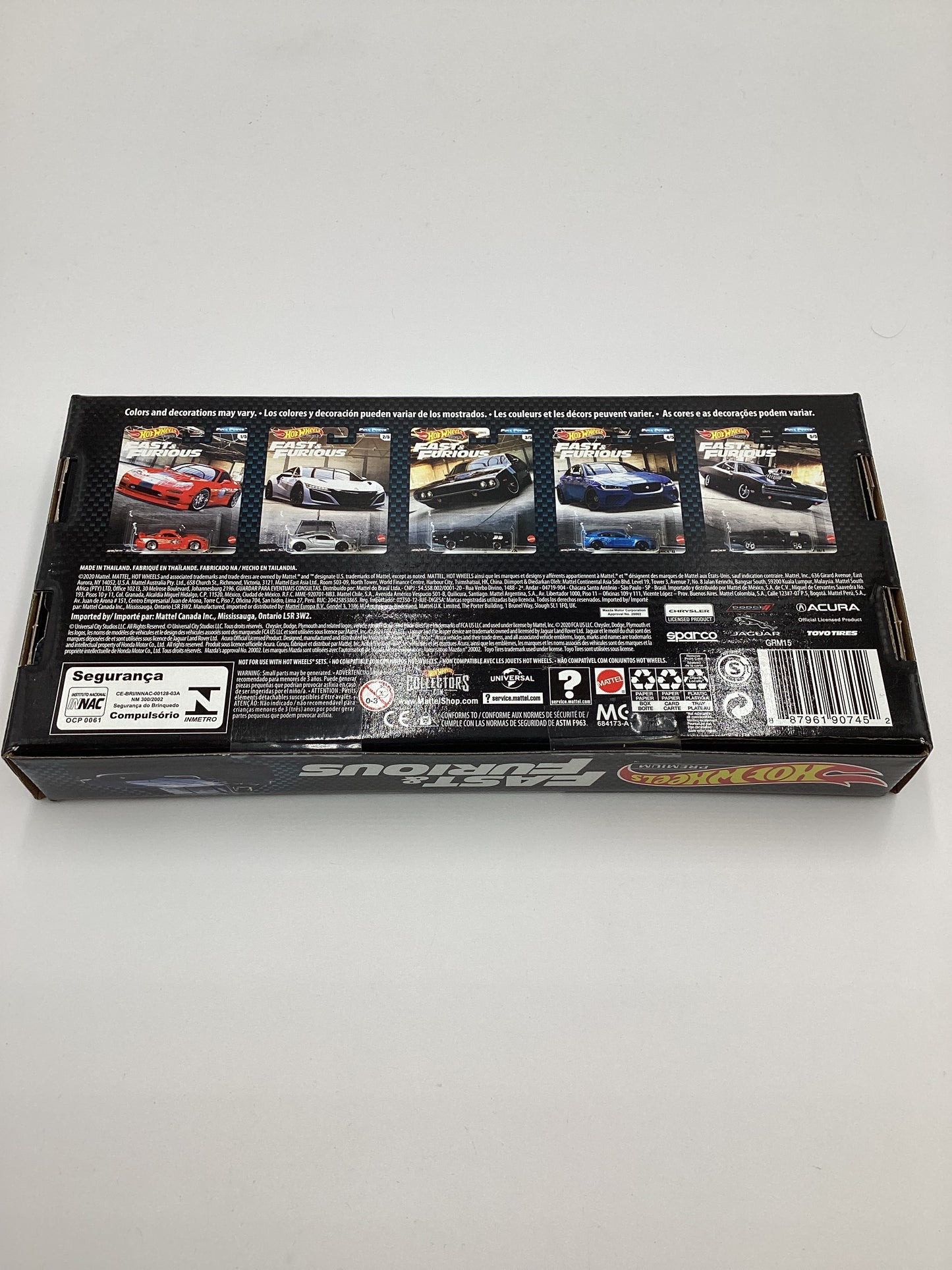 Hot Wheels Fast and Furious Full Force Sealed Premium 5 Car Set