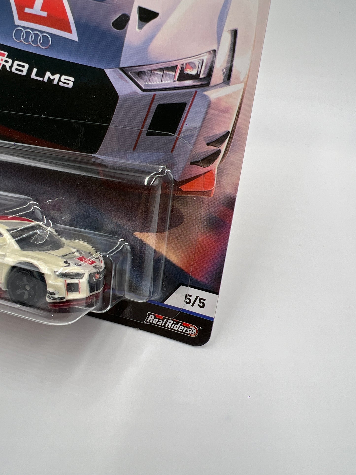 Hot Wheels Premium Open Track #5 Audi R8 LMS White 245M