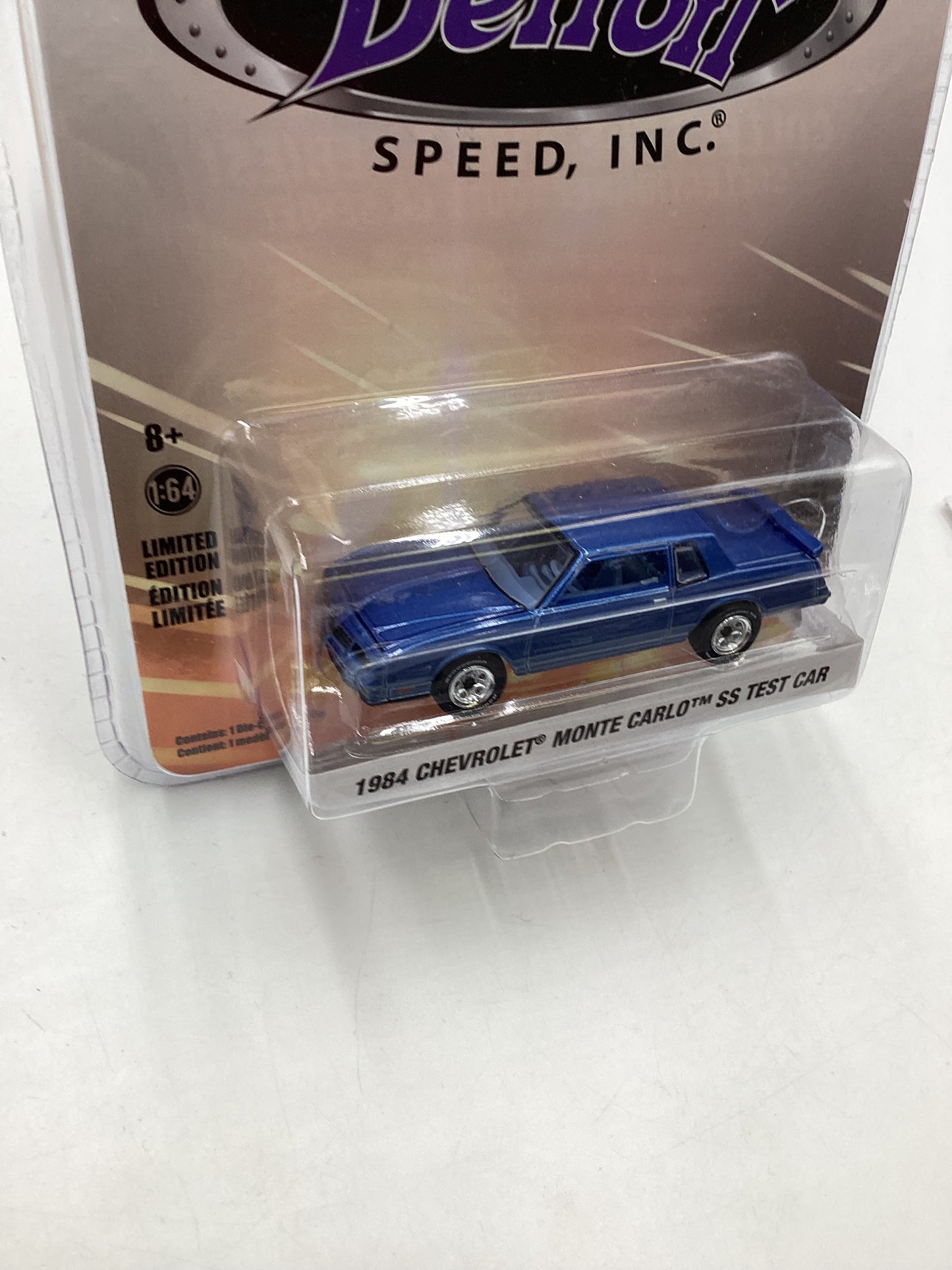 Greenlight Detroit Speed Series 1 1984 Chevrolet Monte Carlo SS Test Car Blue