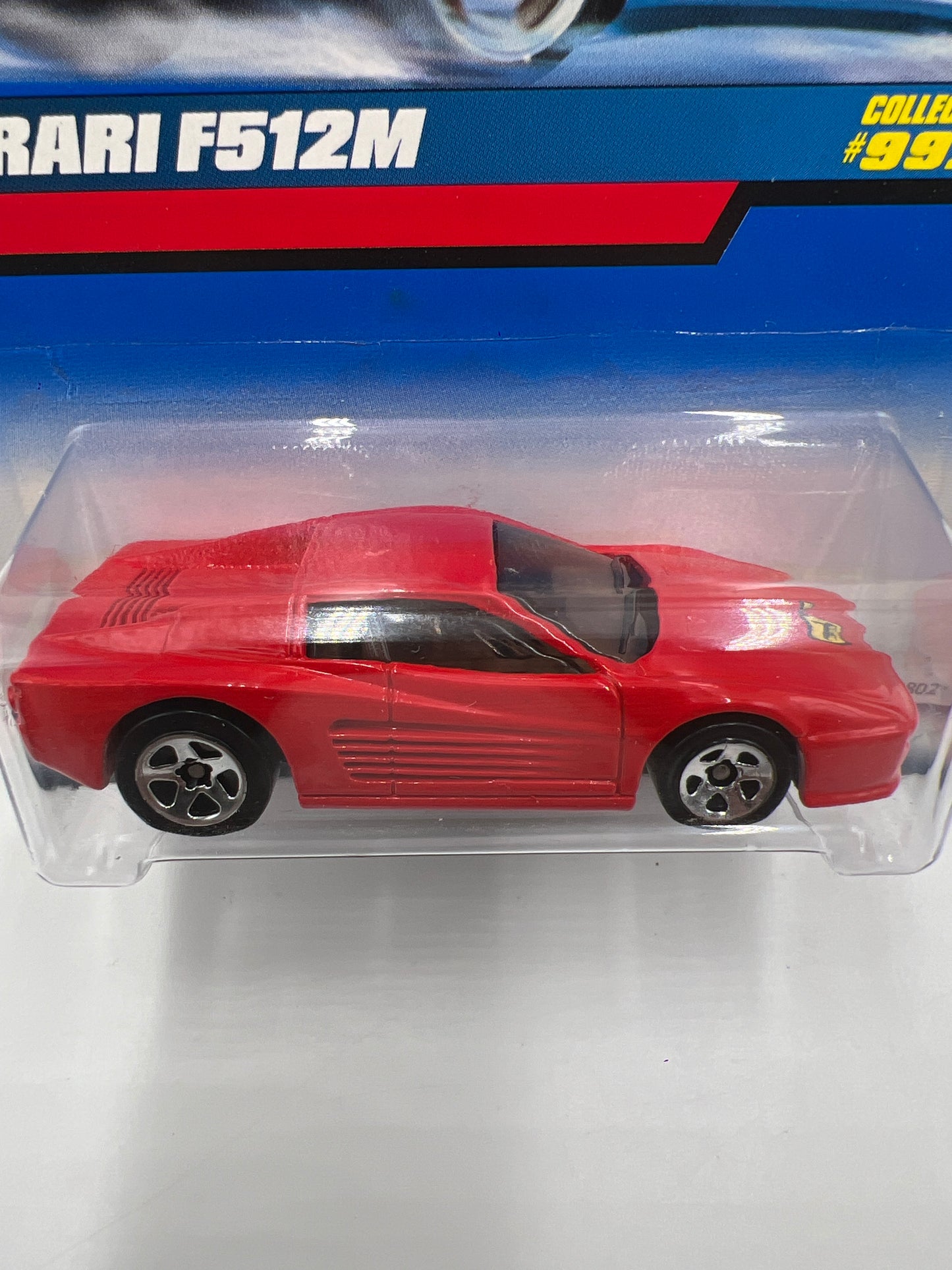 1998 Hot Wheels #992 Ferrari F512M Red 5SP Wheels