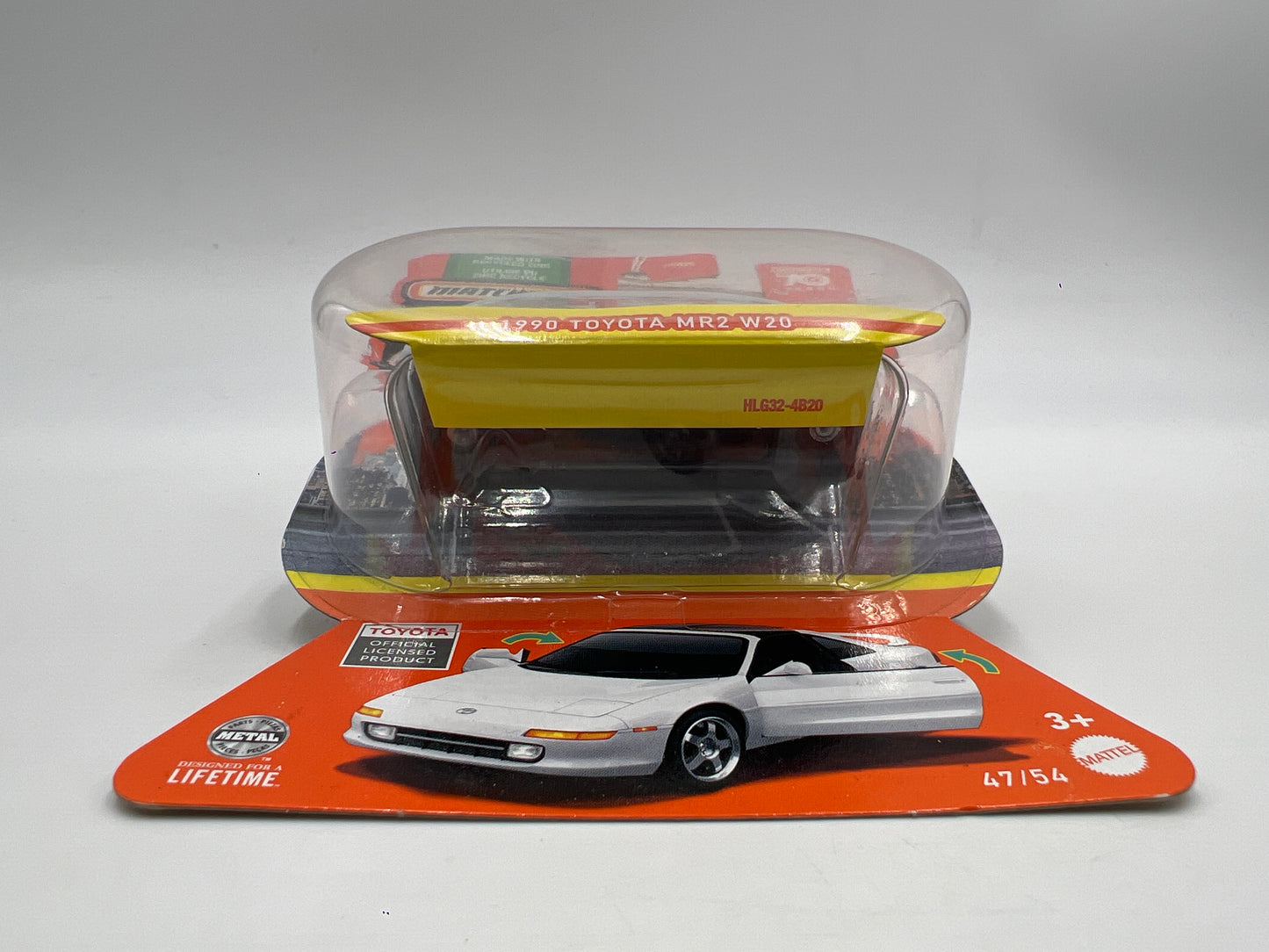 Matchbox Moving Parts #47 1990 Toyota MR2 W20 White W/Headlights Up SR