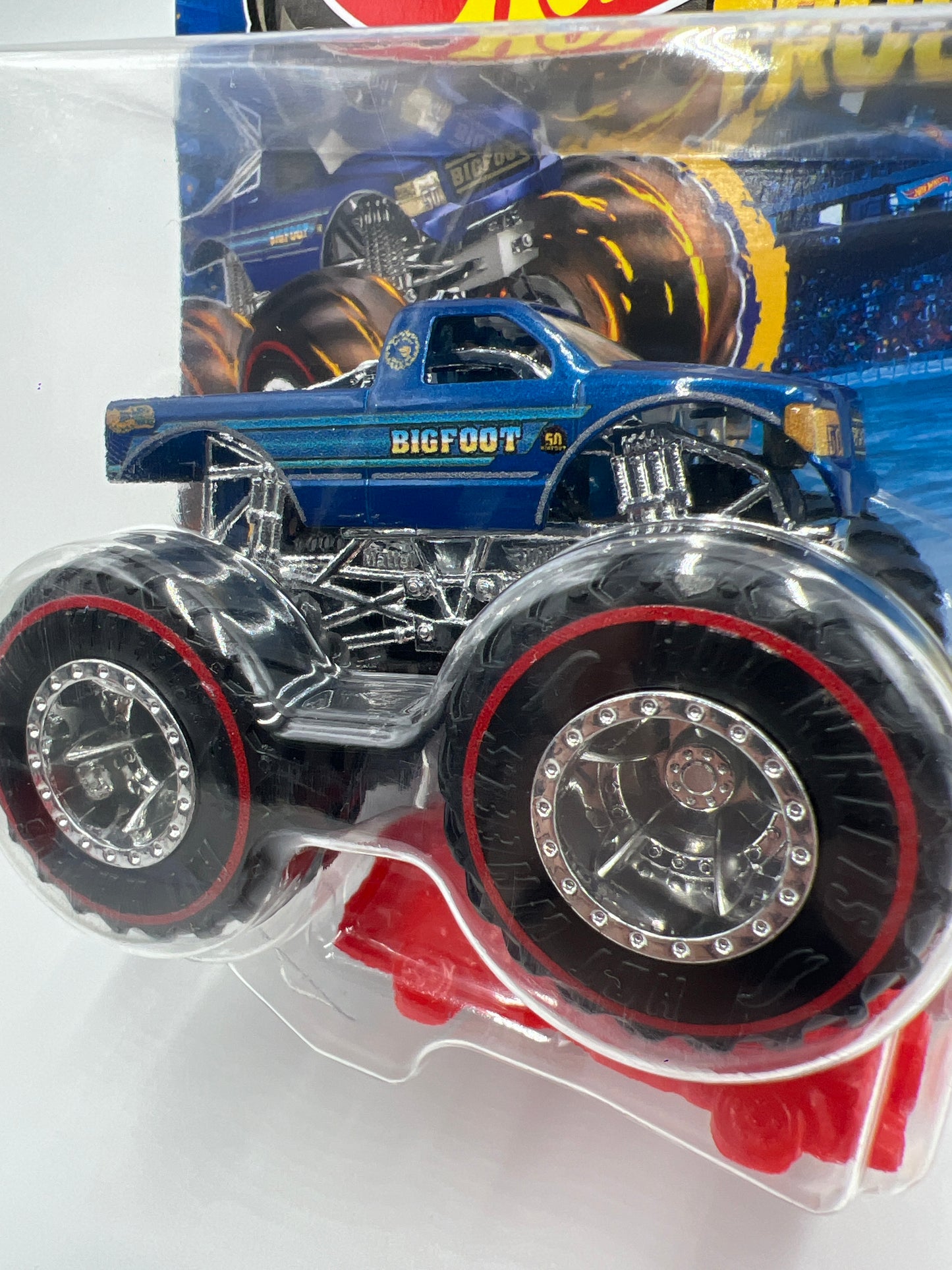 2025 Hot Wheels Monster Trucks Treasure Hunt Bigfoot Blue