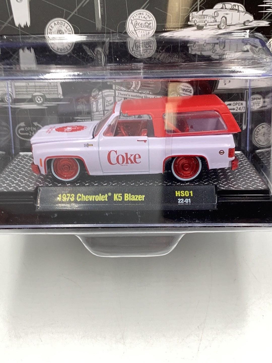 2022 M2 MACHINES 1973 Coca Cola Chevrolet K5 Blazer Hobby Exclusive CHASE HS01