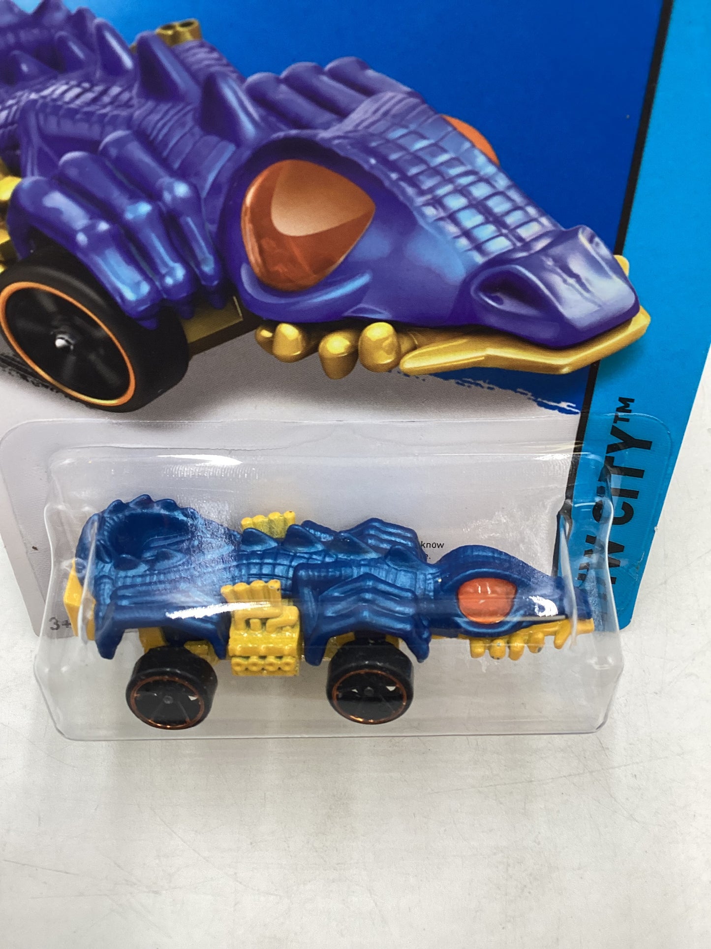 2014 Hot Wheels Treasure Hunt #53 Fangster Blue 277B