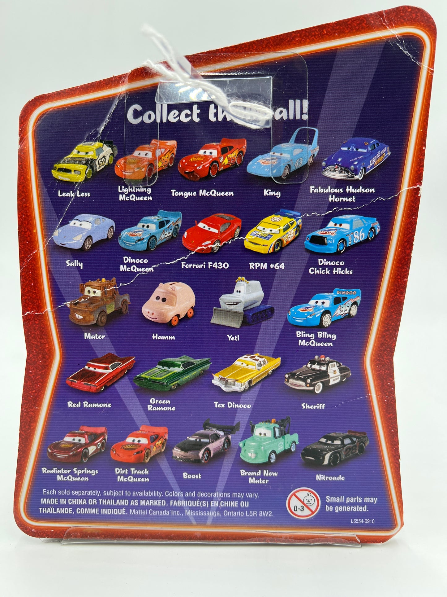 Disney Pixar Cars Supercharged Cruisin Ramone Red (Bad Card) 141G
