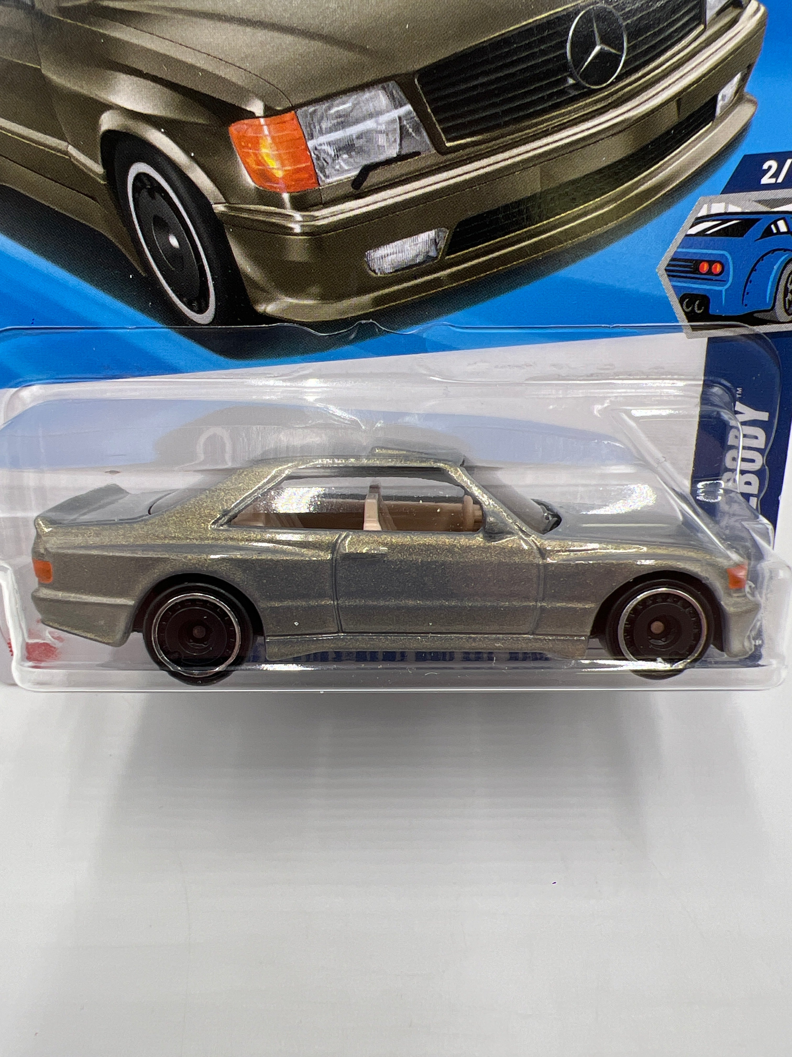 2025 Hot Wheels J Case Wild Widebody #186 89 Mercedes-Benz 560 SEC