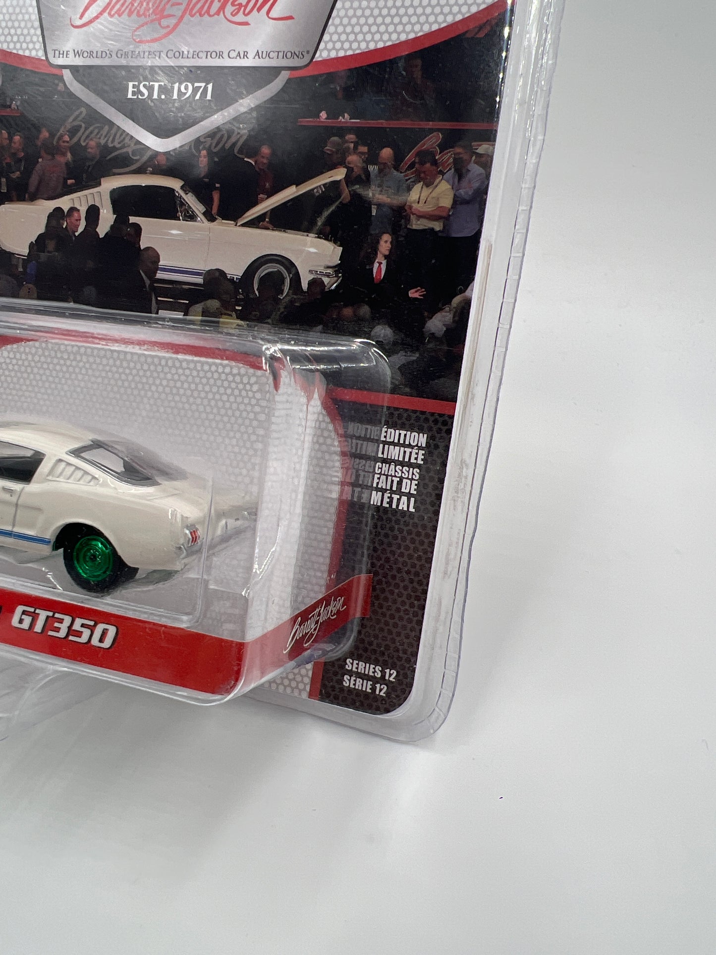 Greenlight Barrett Jackson 50th Anniversary Series 12 CHASE 1965 Shelby GT350 White