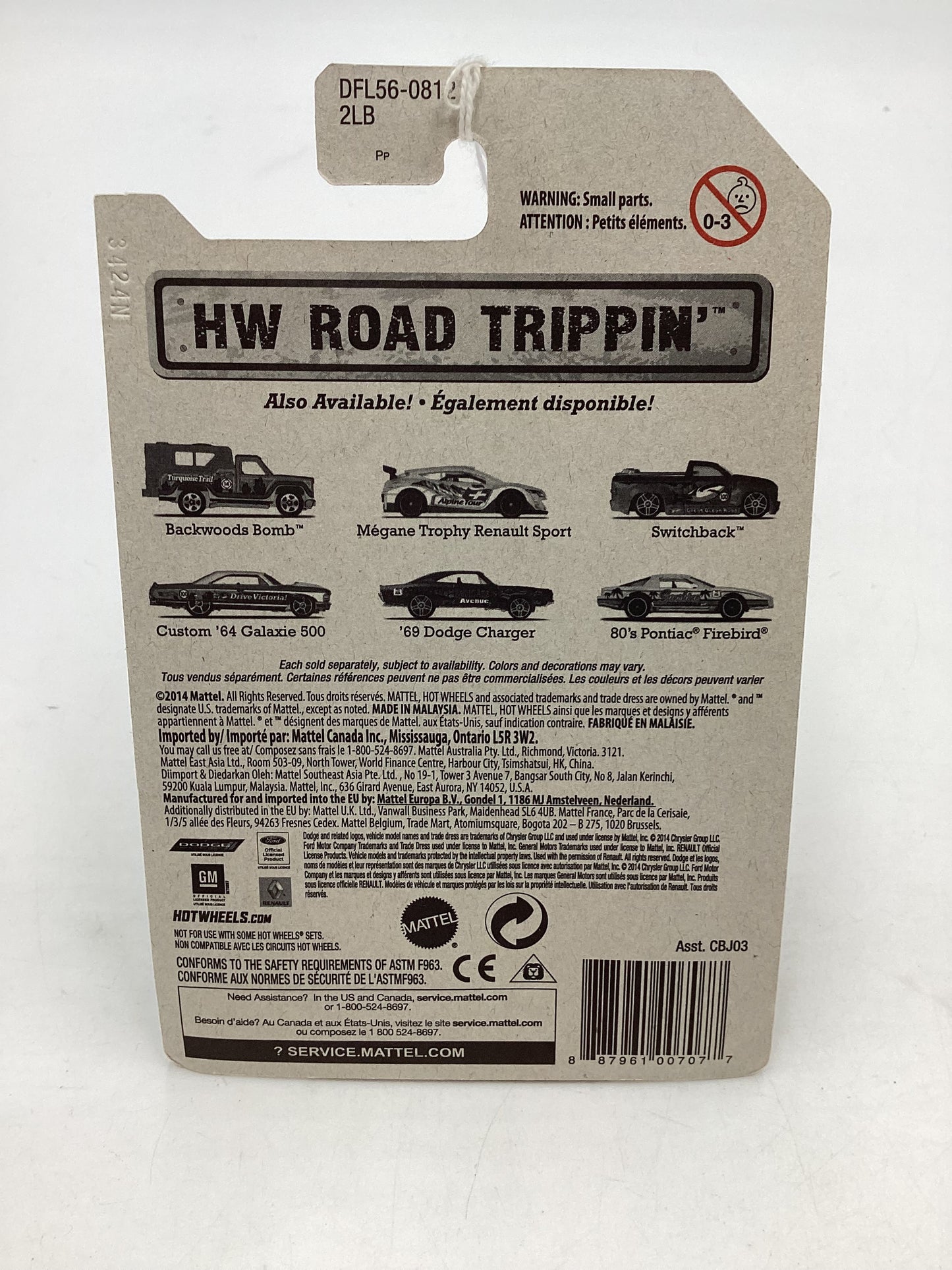 Hot Wheels Road Trippin 1/21 Megane Trophy Renault Sport 160K