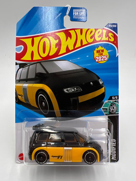 2025 Hot Wheels P Case Modified #172 Renault Espace F1 Black/Yellow 68B