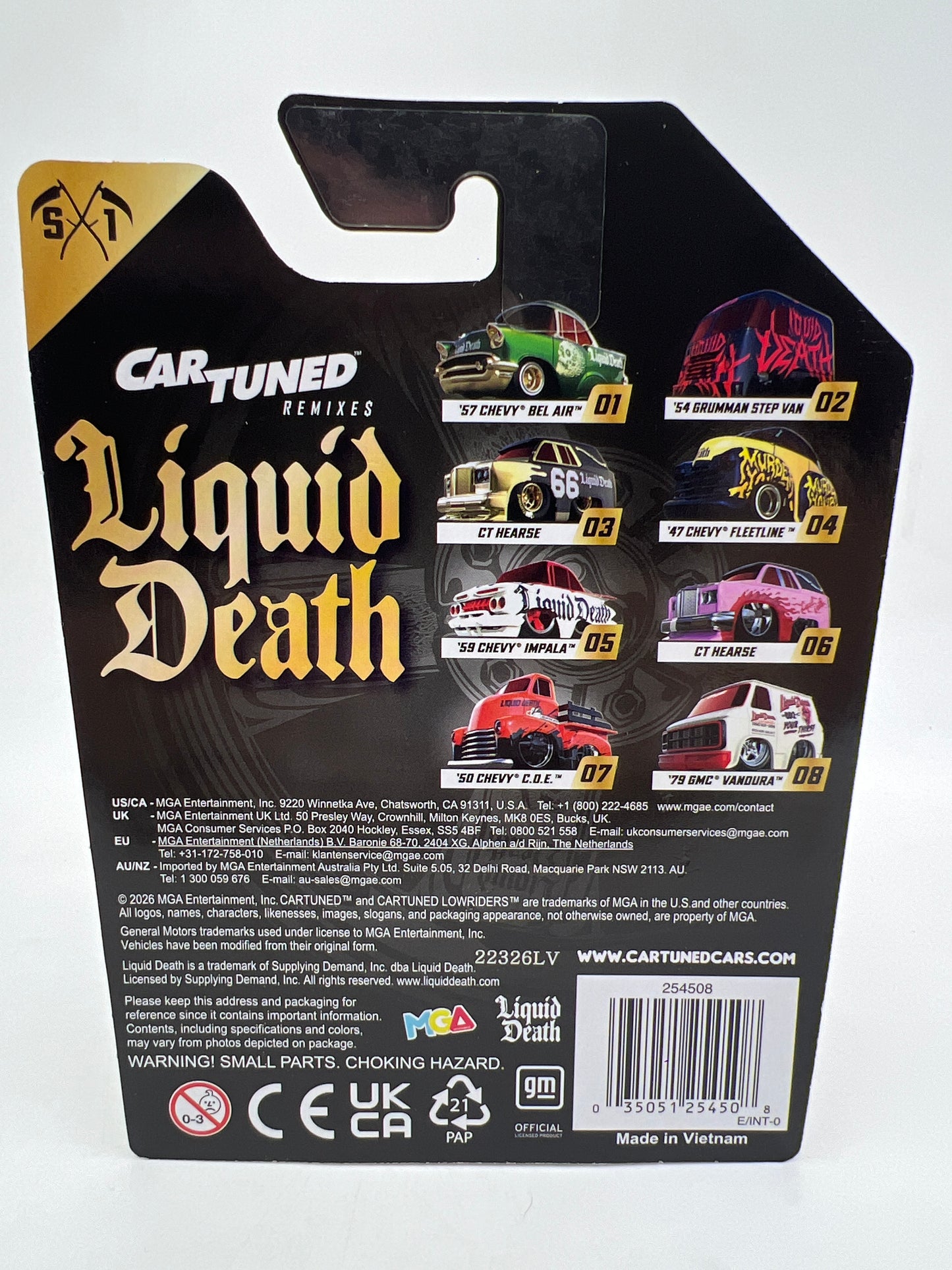 MGA Car Tuned Remixes Liquid Death Series 1 #5 59 Chevy Impala