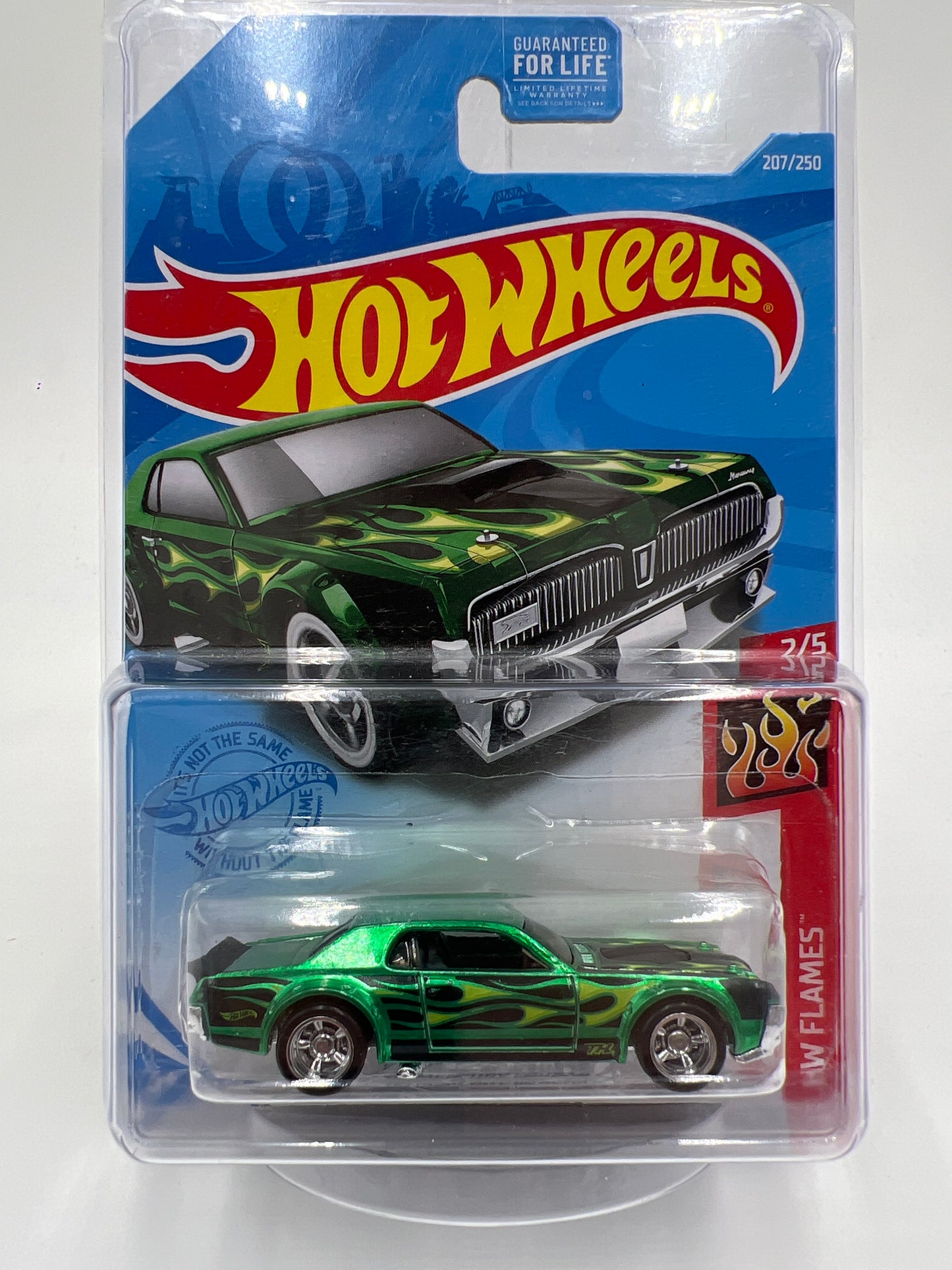 2021 Hot Wheels Super Treasure Hunt #207 68 Mercury Cougar Green W/Protector