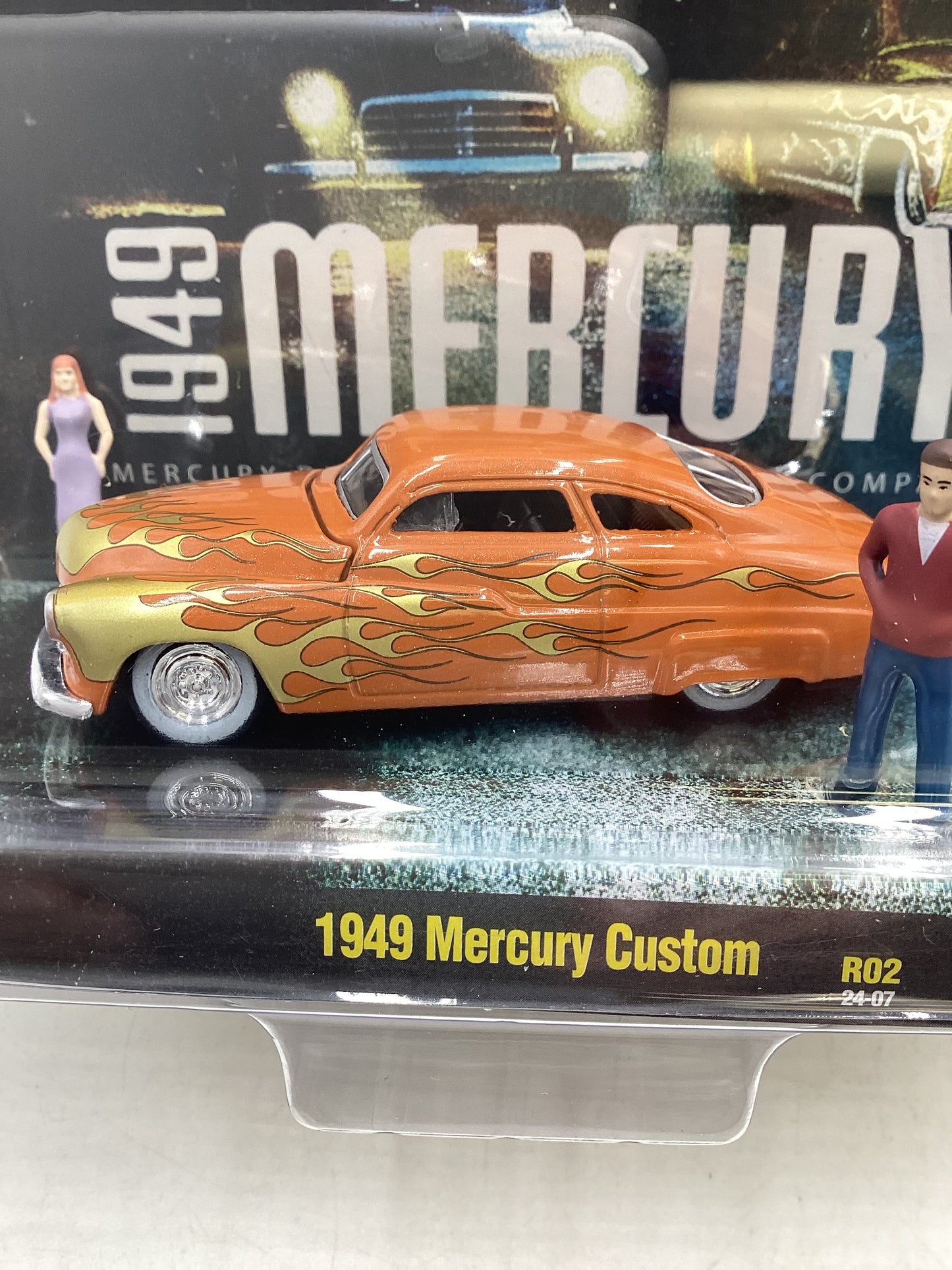 2024 M2 Machines Diorama R02 1949 Mercury Custom 196E