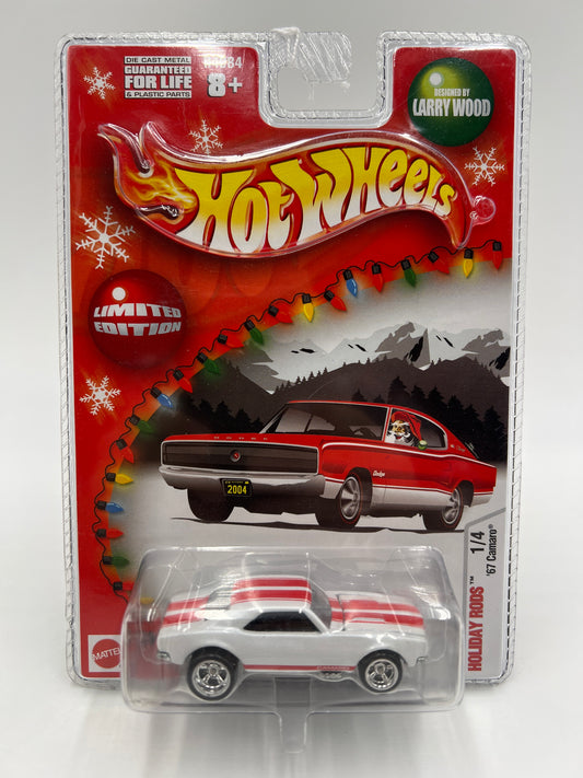 2004 Hot Wheels Larry Wood Holiday Rods #1 67 Camaro White