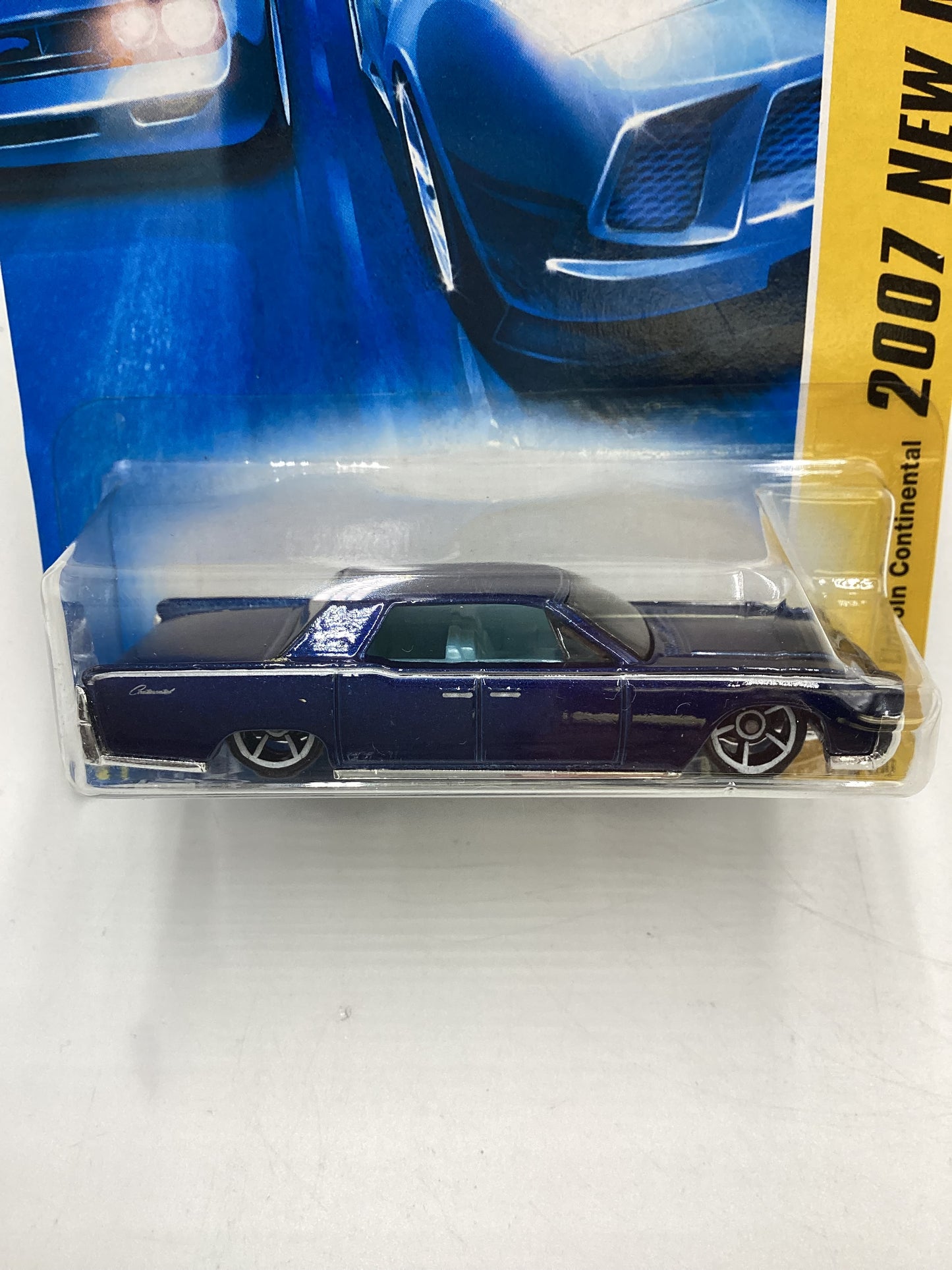 2007 Hot Wheels New Models #22 64 Lincoln Continental Dark Blue 47F