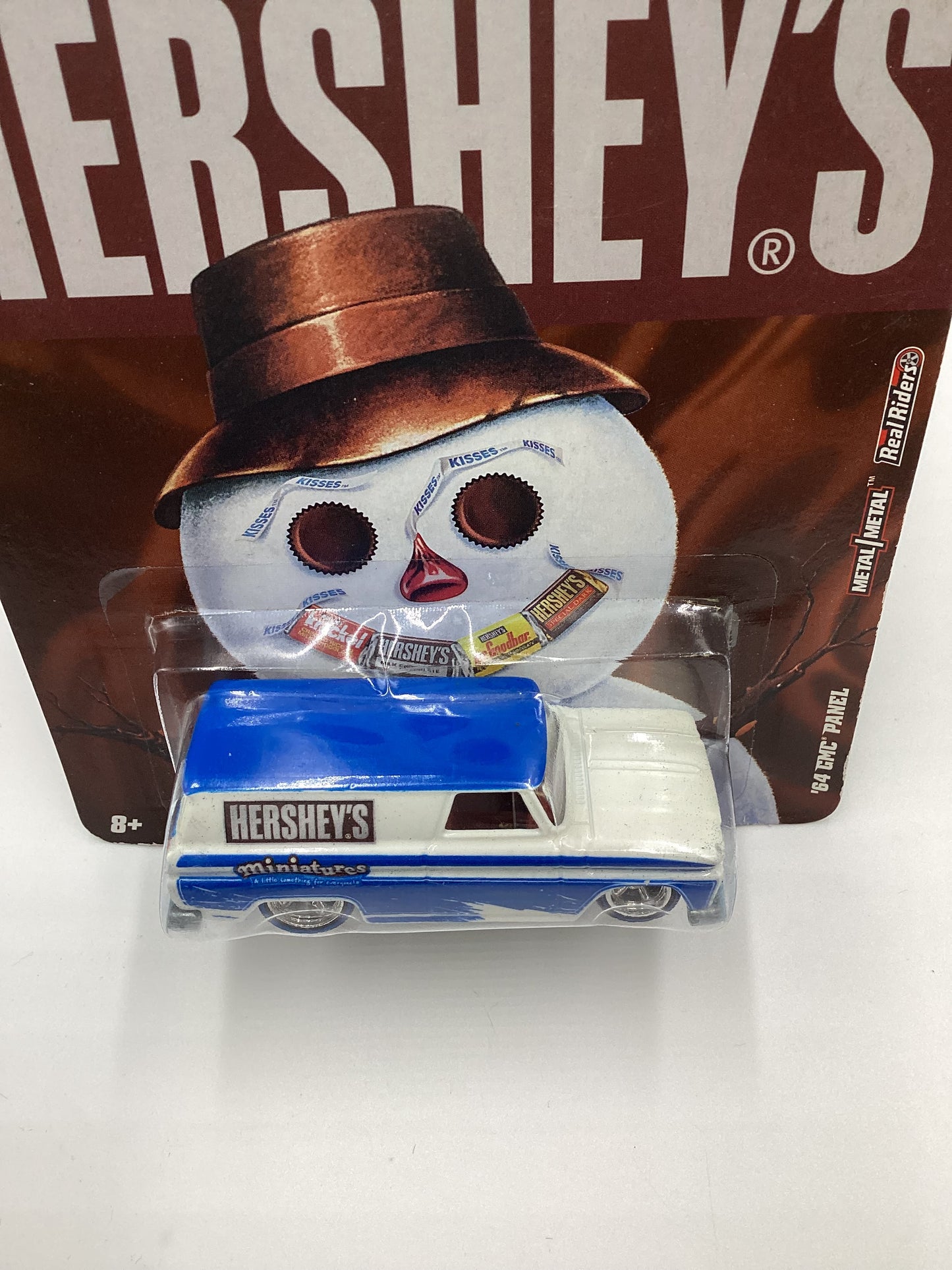 Hot wheels Premium Hersheys 64 GMC Panel White/Blue 269H