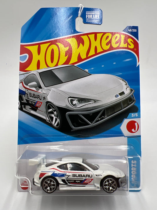 2025 Hot Wheels L Case J-Imports #48 Subaru BRZ White 89D
