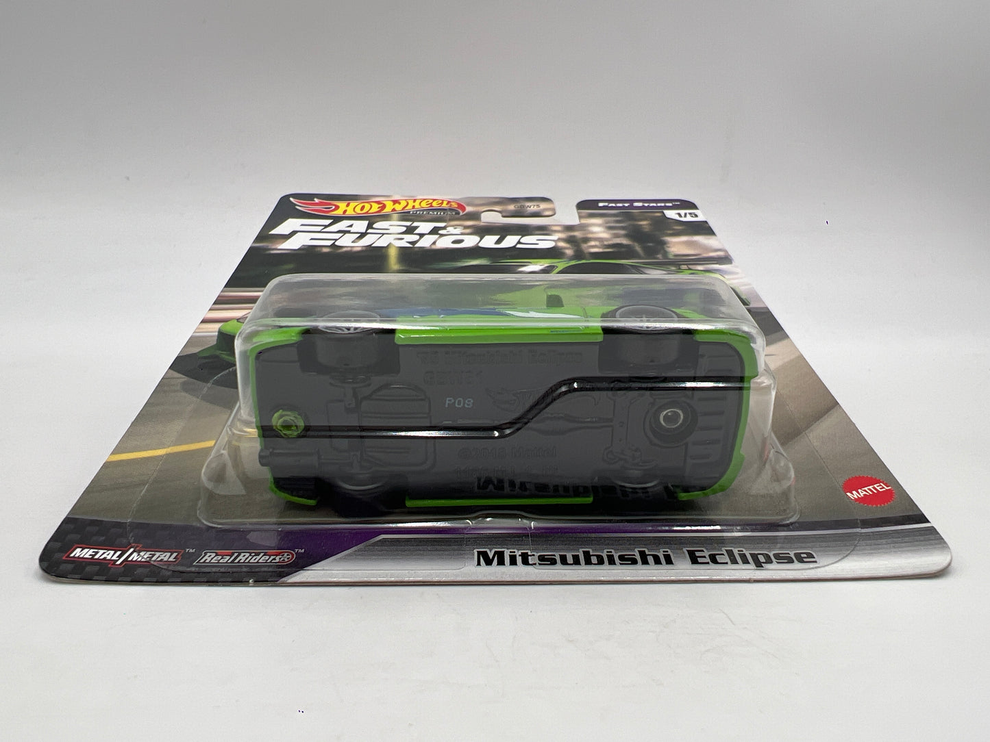 Hot Wheels Premium Fast & Furious Fast Stars #1 Mitsubishi Eclipse Green W/Protector