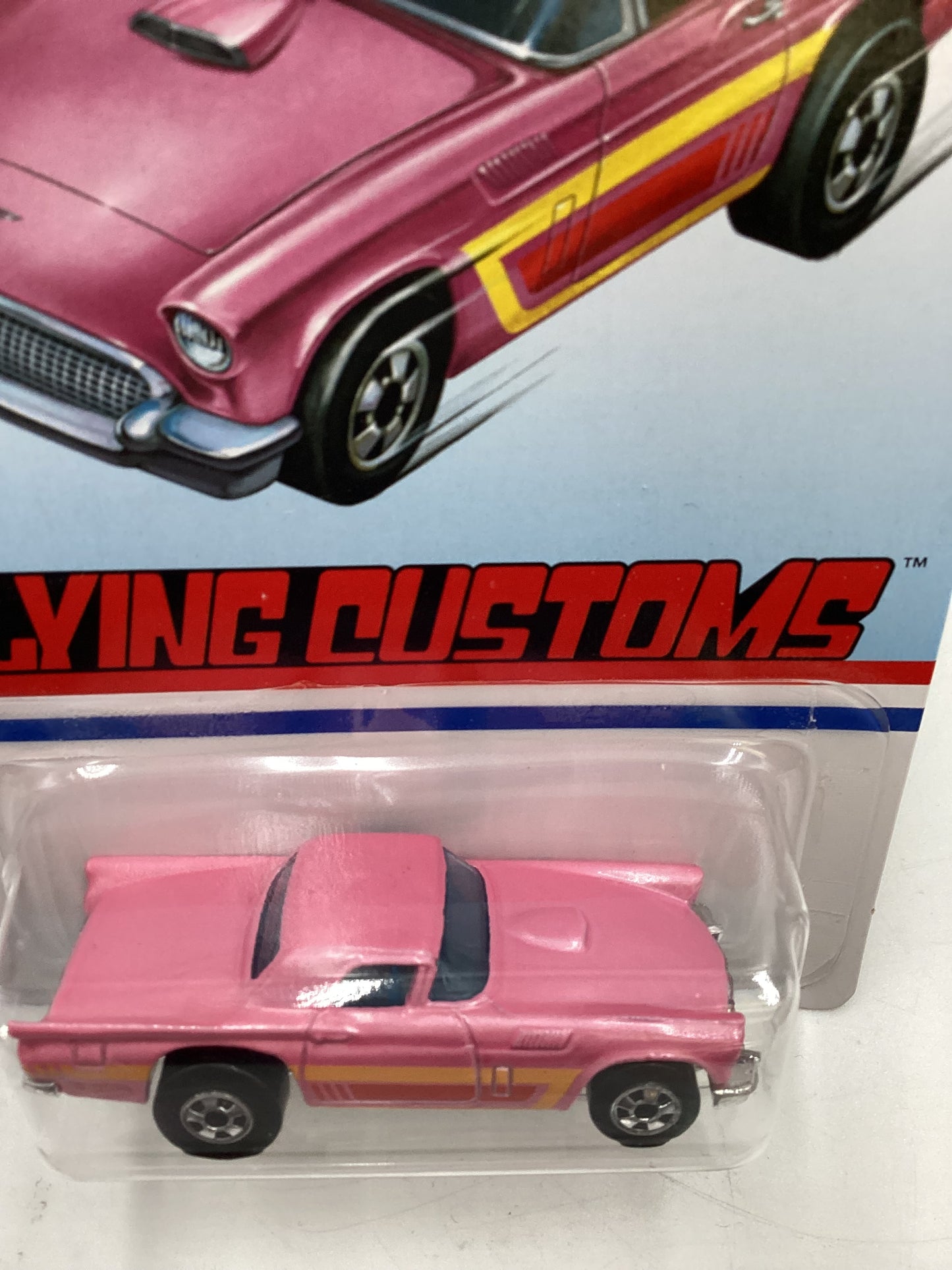 Hot Wheels Target Exclusive Flying Customs 57 T-Bird Pink