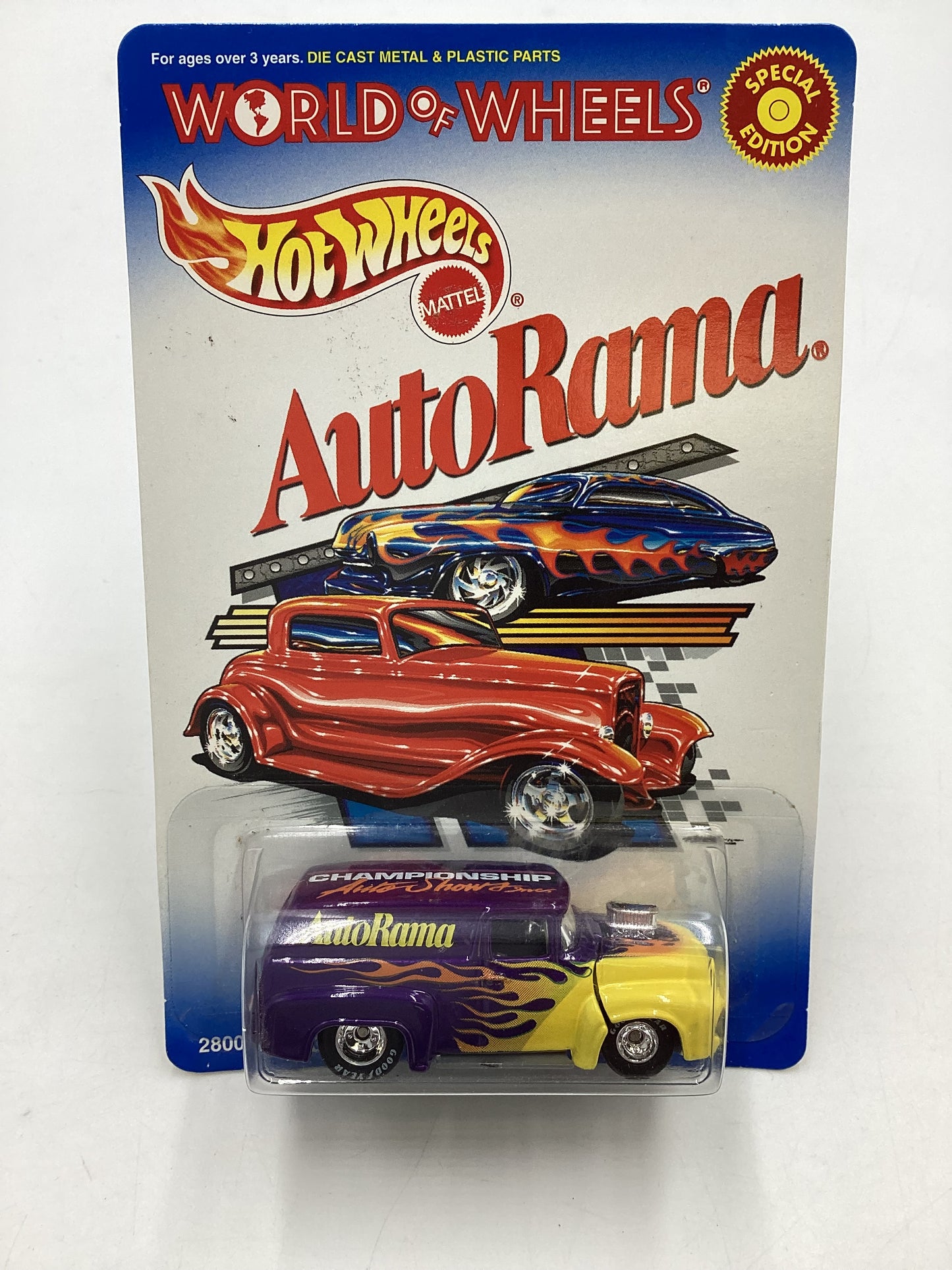 Hot wheels World of Wheels Autorama 56 Ford Purple with protector