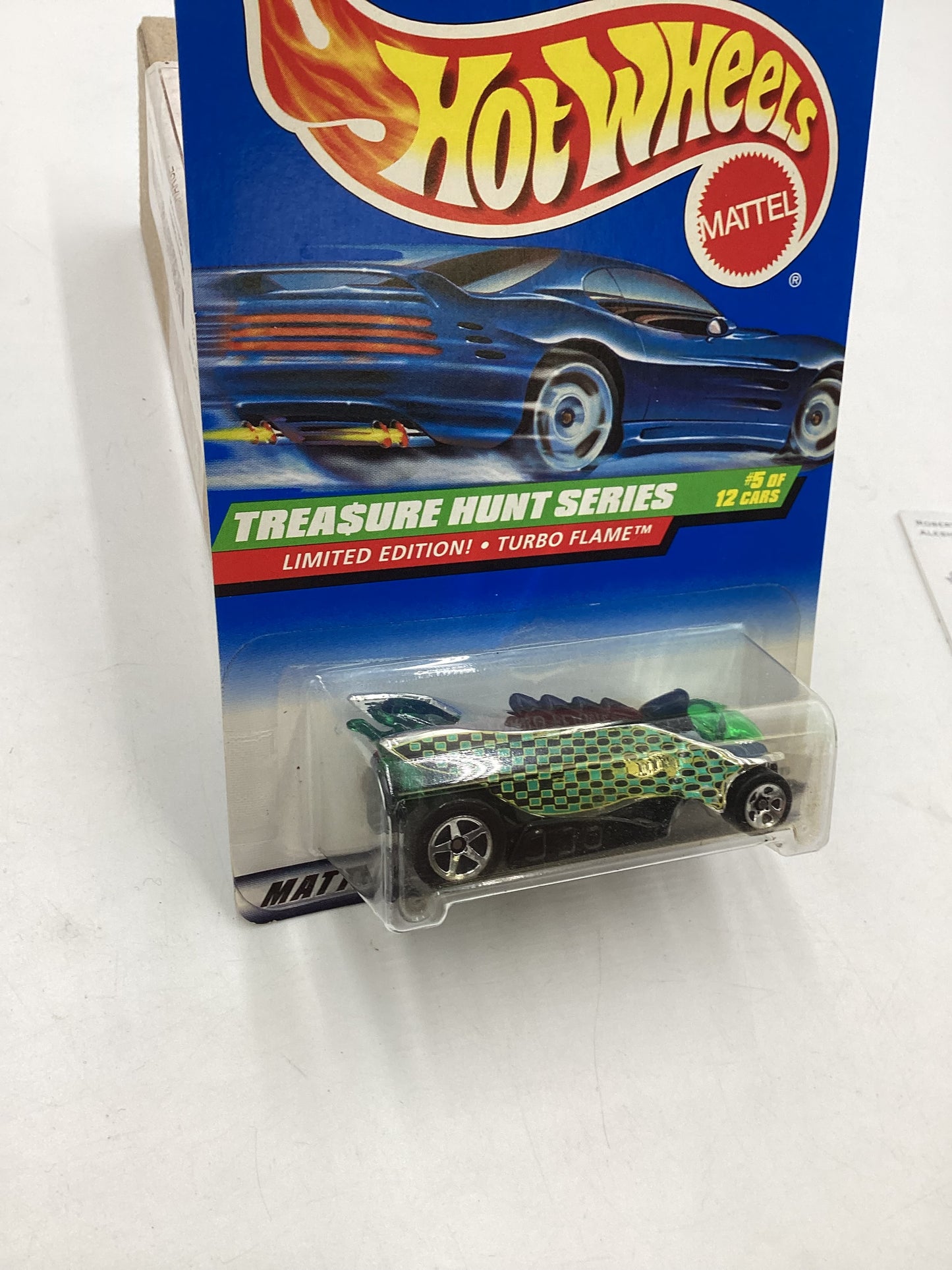 1998 Hot Wheels Treasure Hunt 5/12 Turbo Flame #753 277M