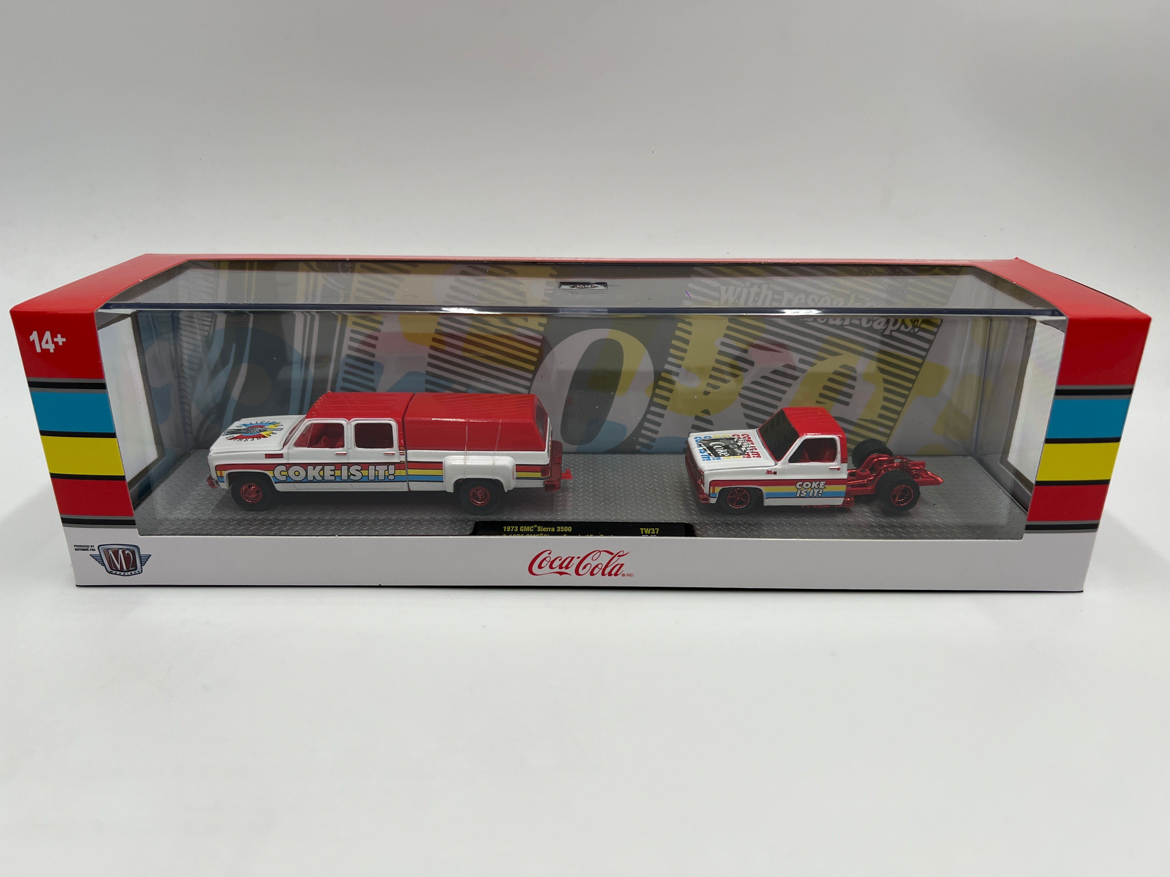 2025 M2 Machines Auto Haulers CHASE Coca Cola 1973 GMC Sierra 3500