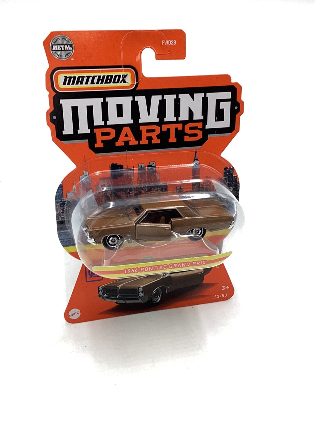 Matchbox Moving Parts 1964 Pontiac Grand Prix 22/50 165H