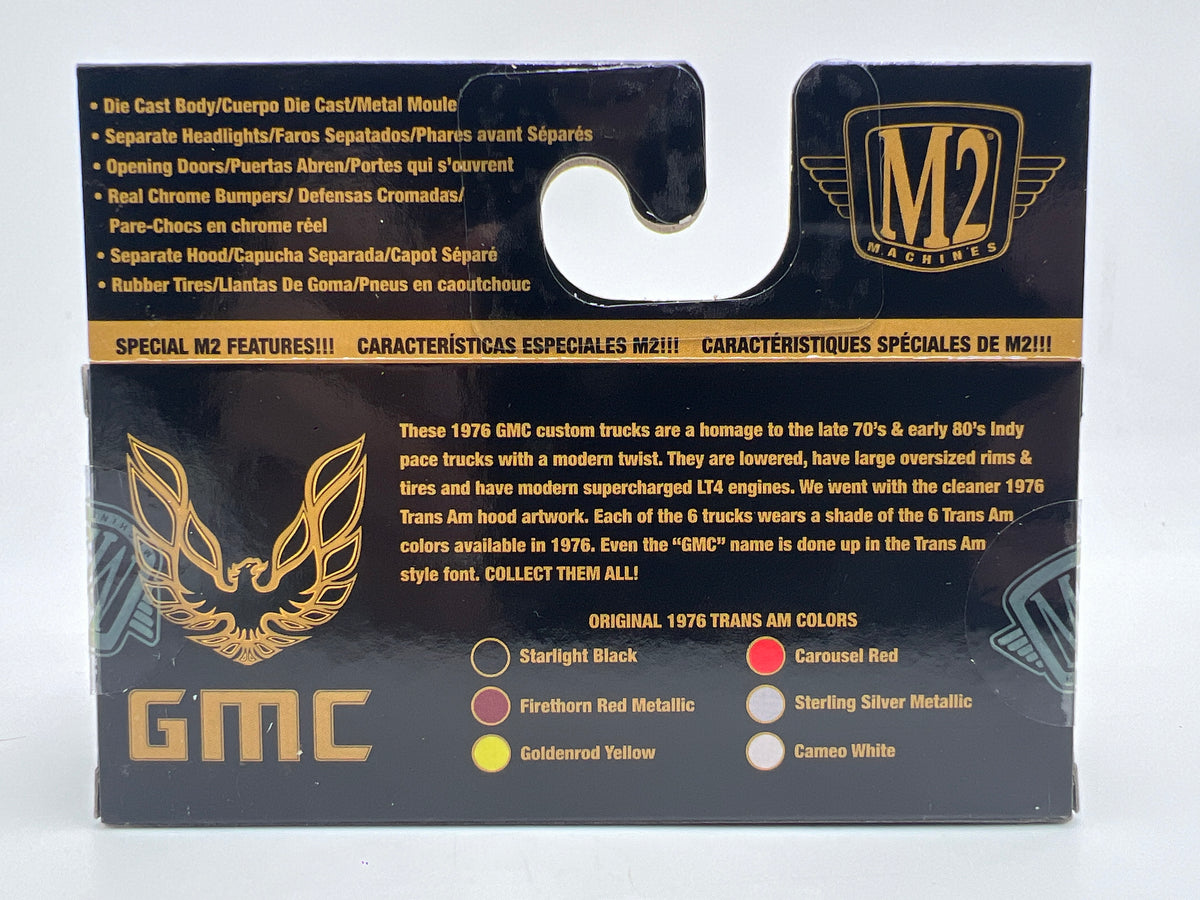 M2 Machines S74 1/3600 1976 GMC Sierra Grande 15 Custom Yellow