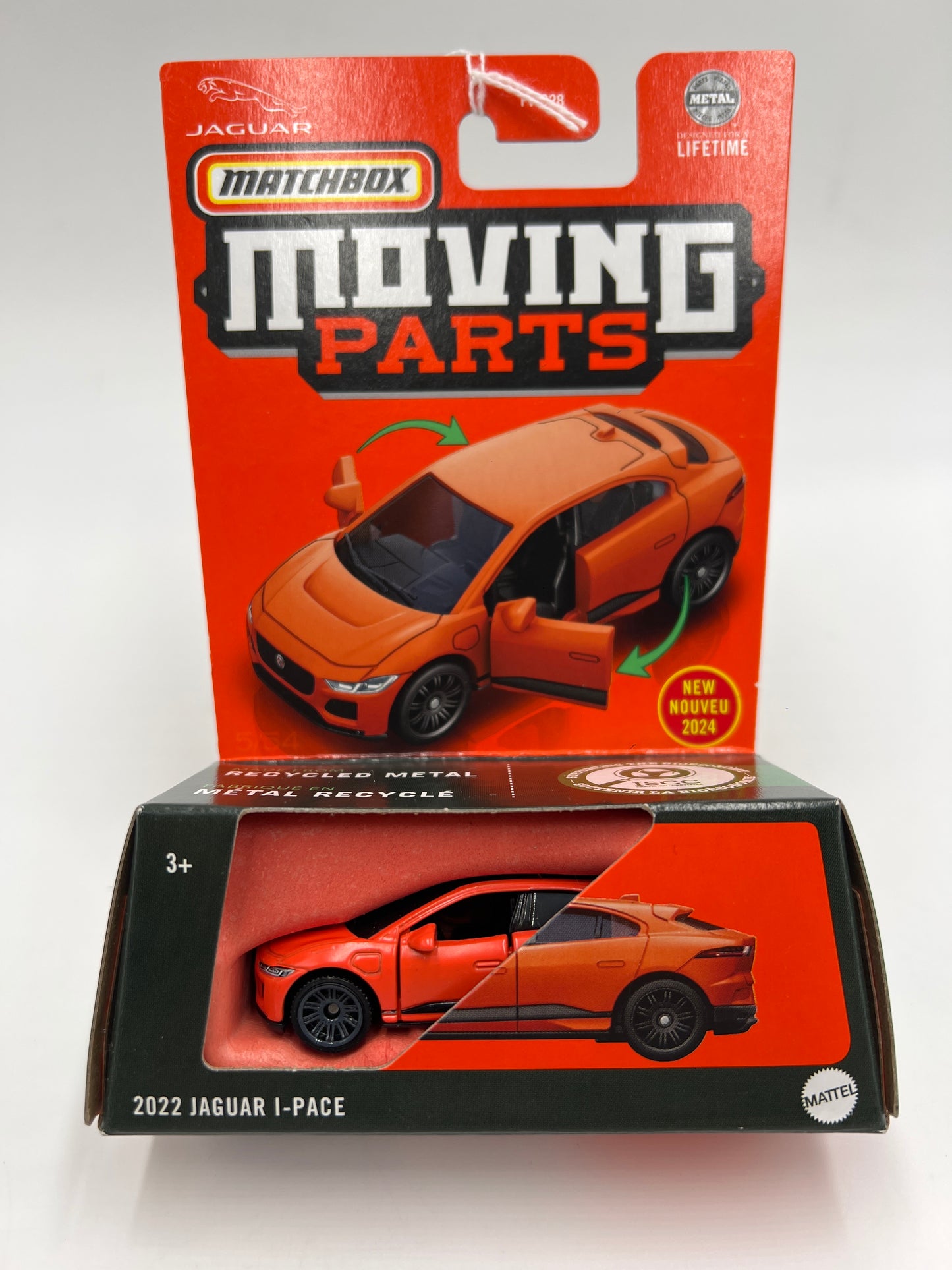 Matchbox Moving Parts #5 2022 Jaguar I-Pace Orange 168E