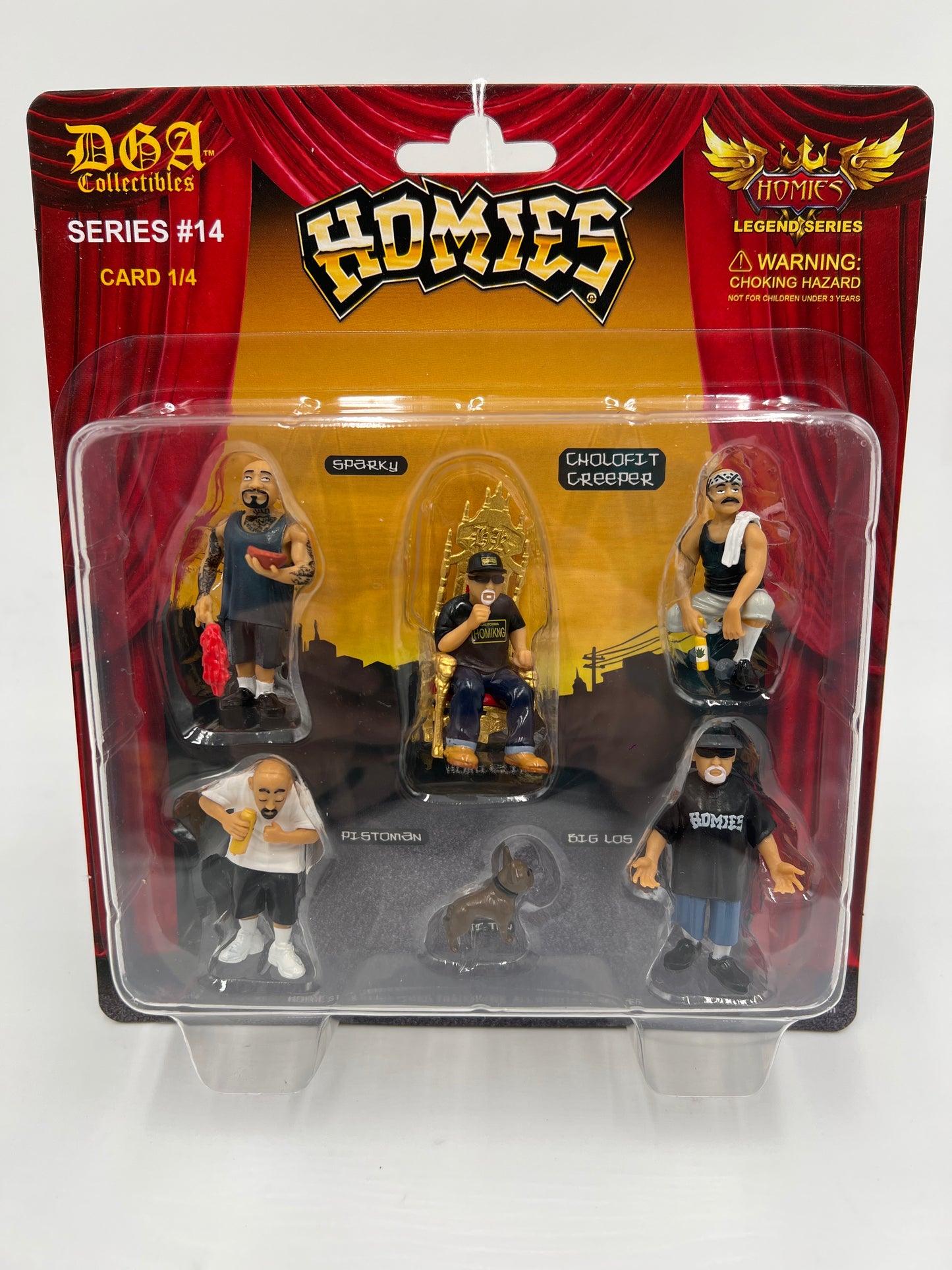 DGA Collectibles Homies Legend Series #14 Card 1/4 178E