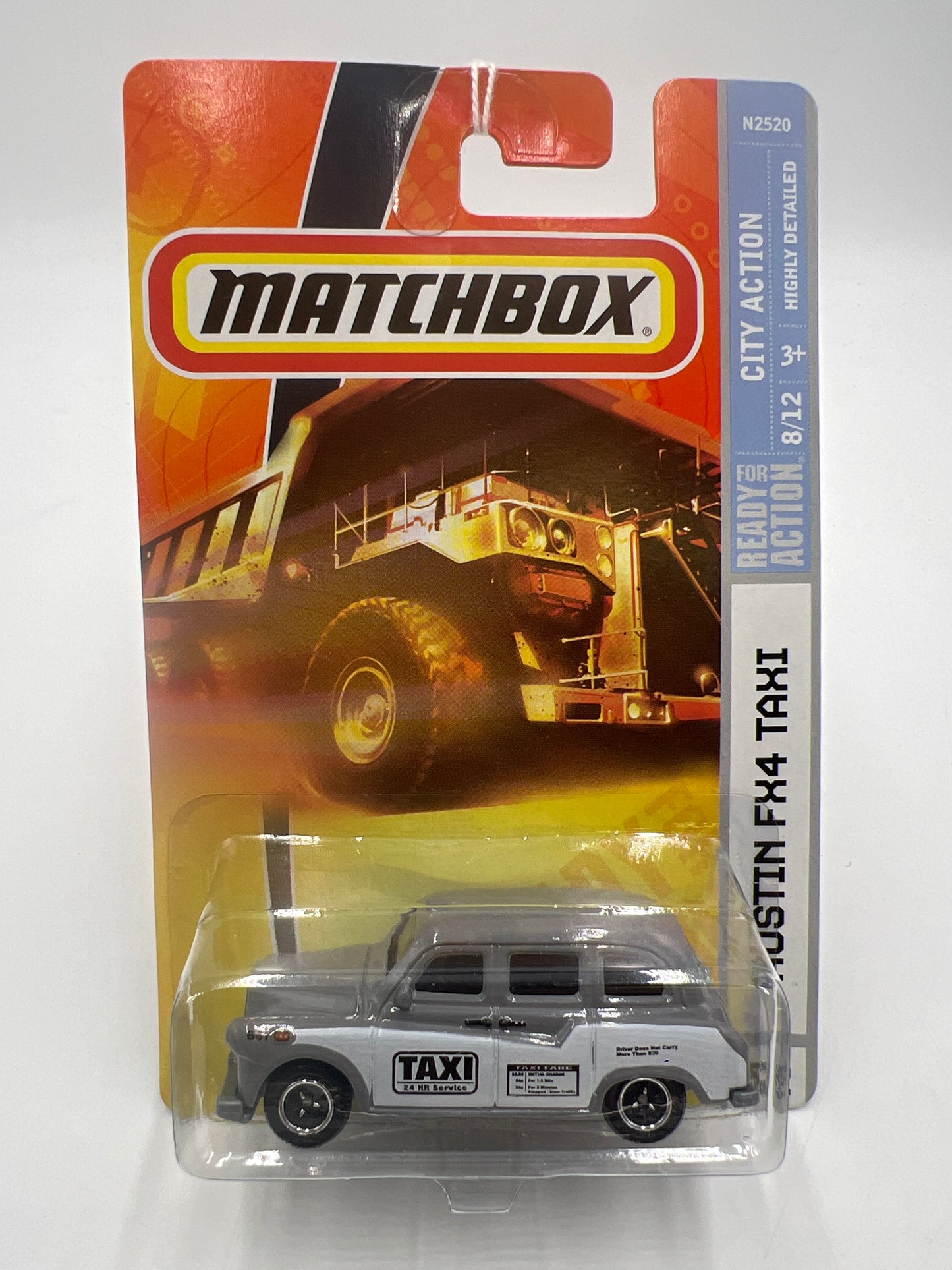 Matchbox City Action Austin FX4 Taxi Gray #52 67E