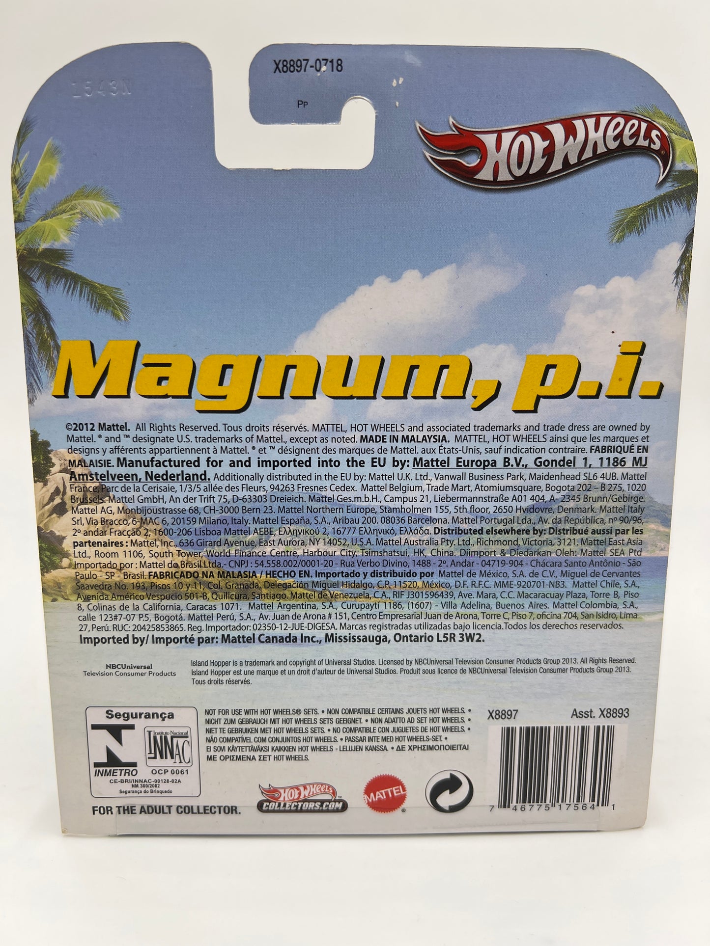 Hot Wheels Retro Entertainment Magnum PI Island Hopper W/Protector