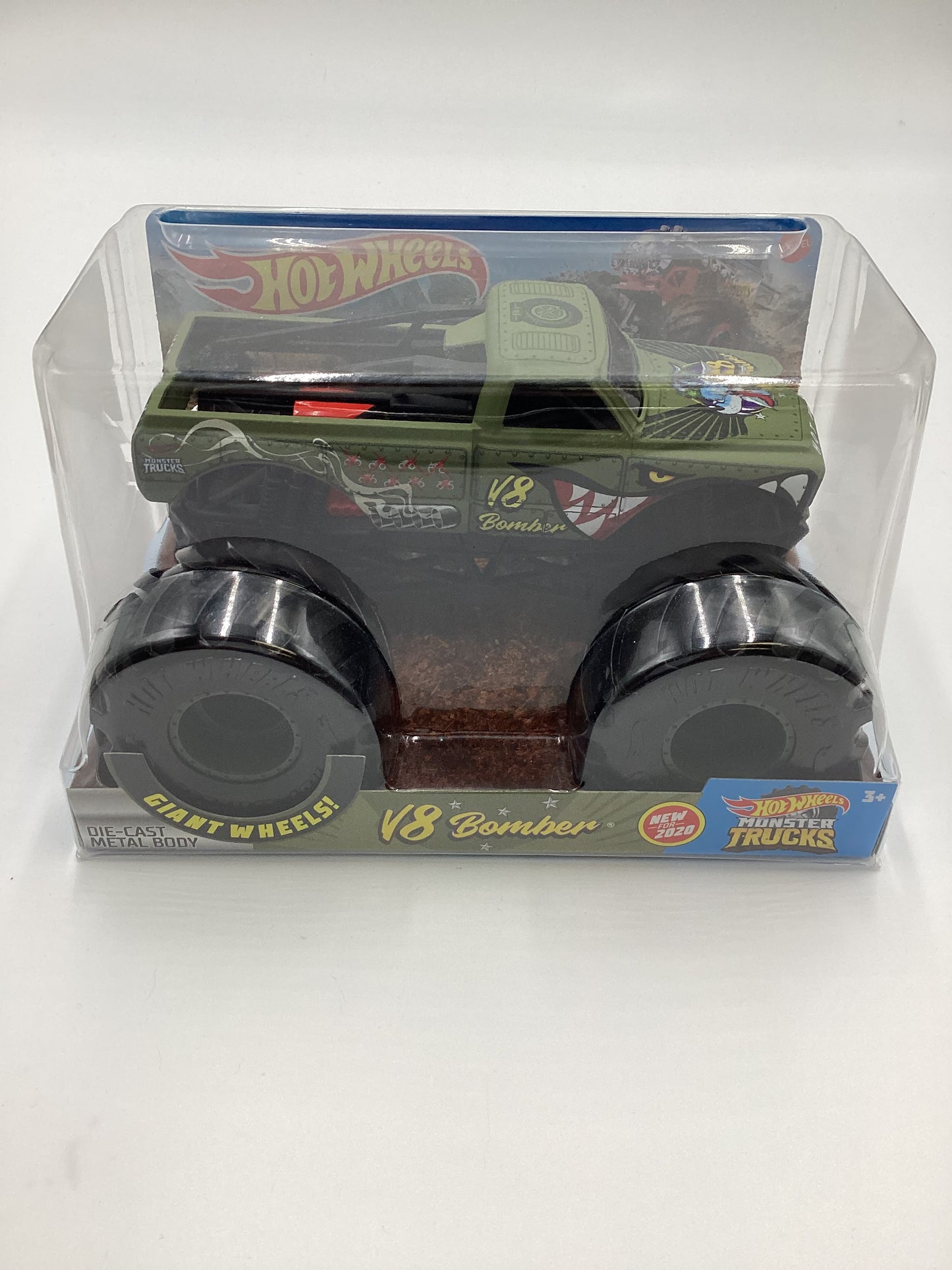 2020 Hot Wheels Monster Trucks Giant Wheels V8 Bomber