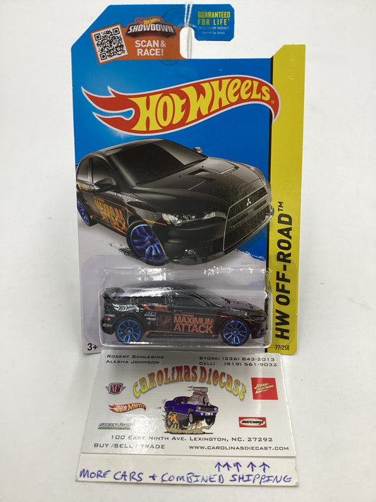 2015 Hot Wheels Off Road #77 2008 Lancer Evolution 92E