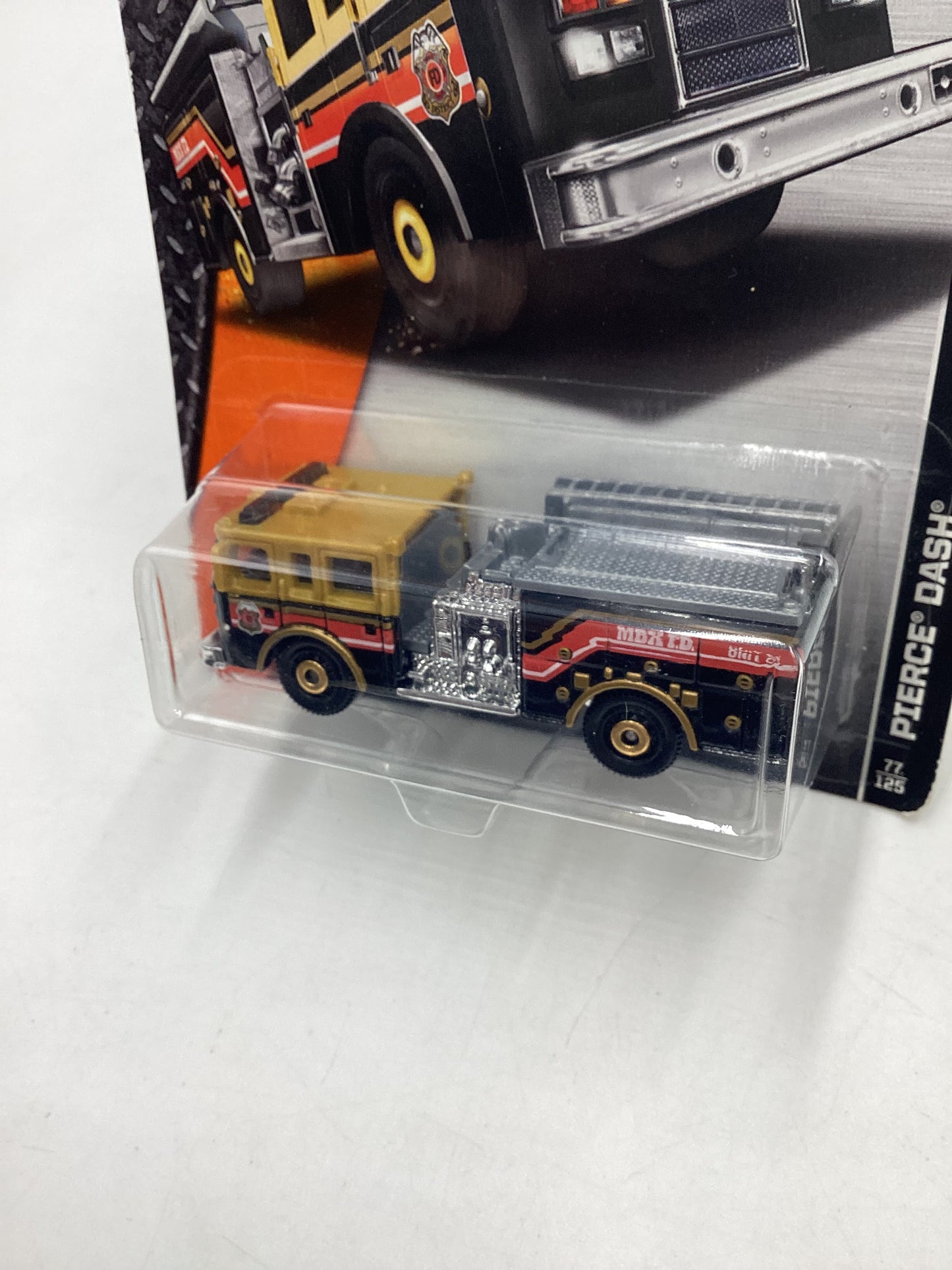 2016 MB Heroic Rescue #77 Pierce Dash Fire Truck Black 206C