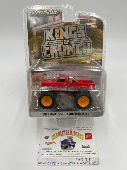 Greenlight Kings of Crunch Series 13 1989 Ford F-250 Krimson Krusher Red 216G