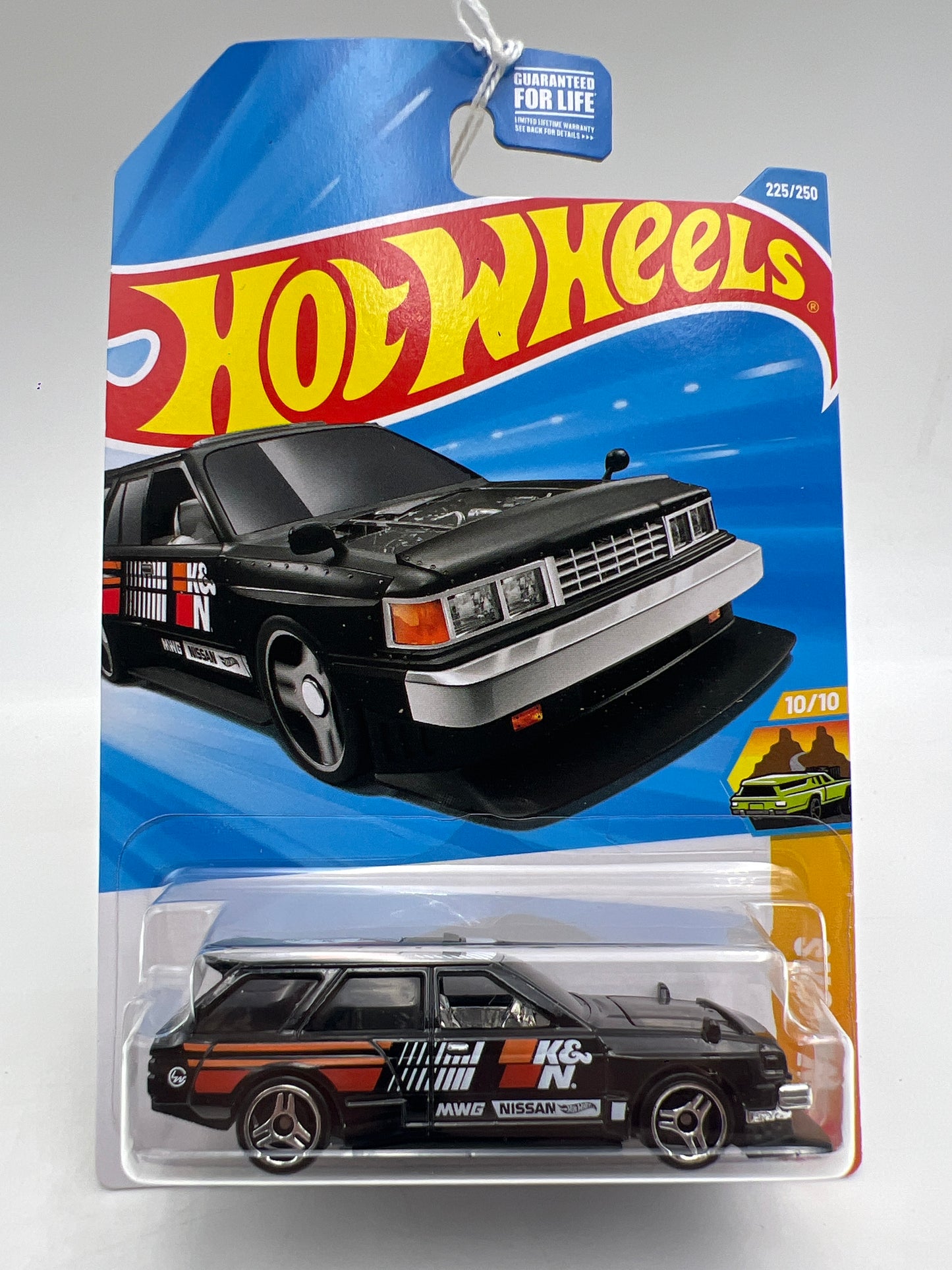 2026 Hot Wheels L Case #225 Nissan Maxima Drift Car Black K&N